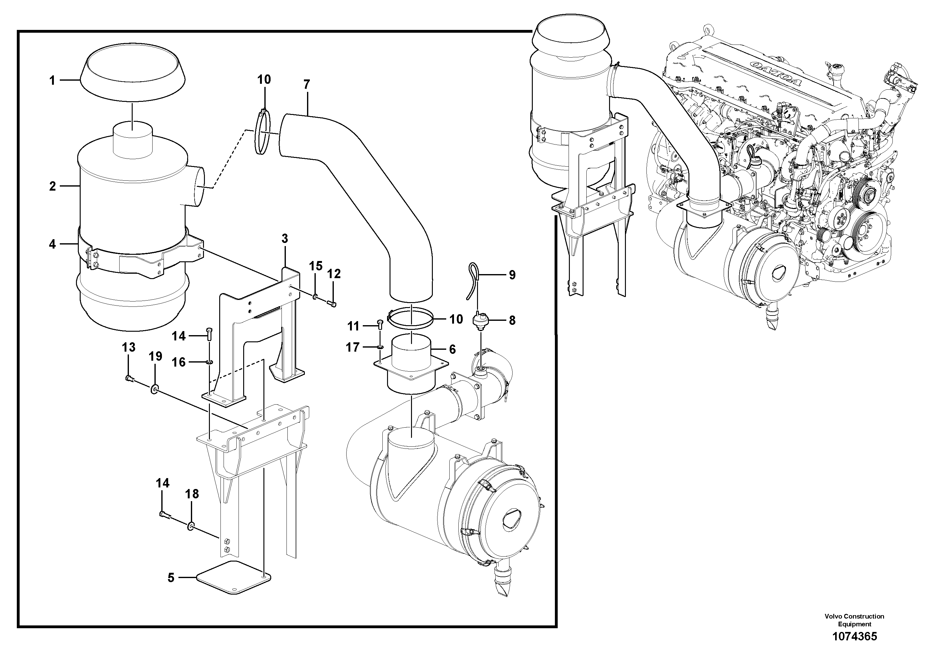 Tire Inf Valve VOE14651256 VOLVO