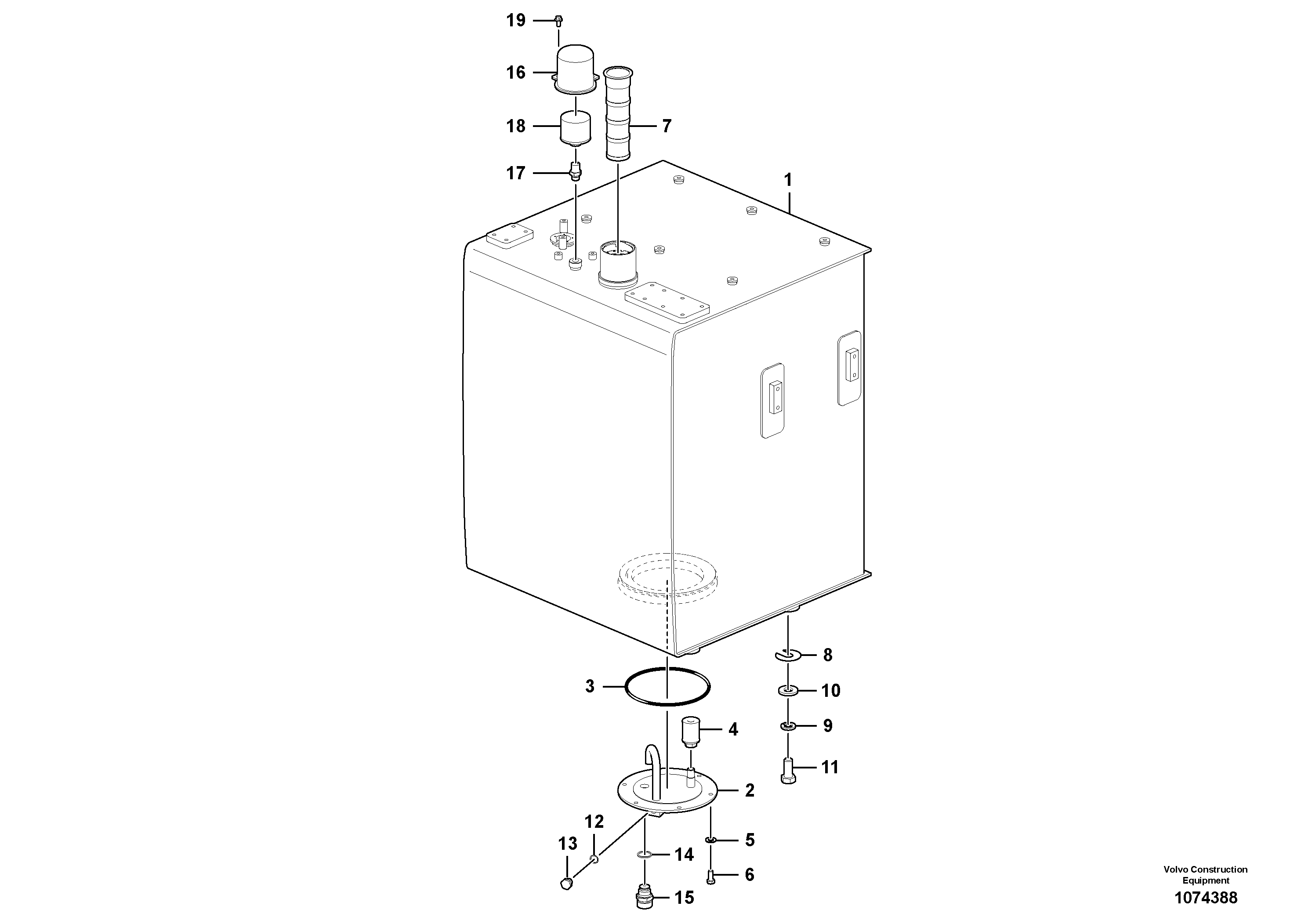 Coal Bucket VOE14705324 VOLVO