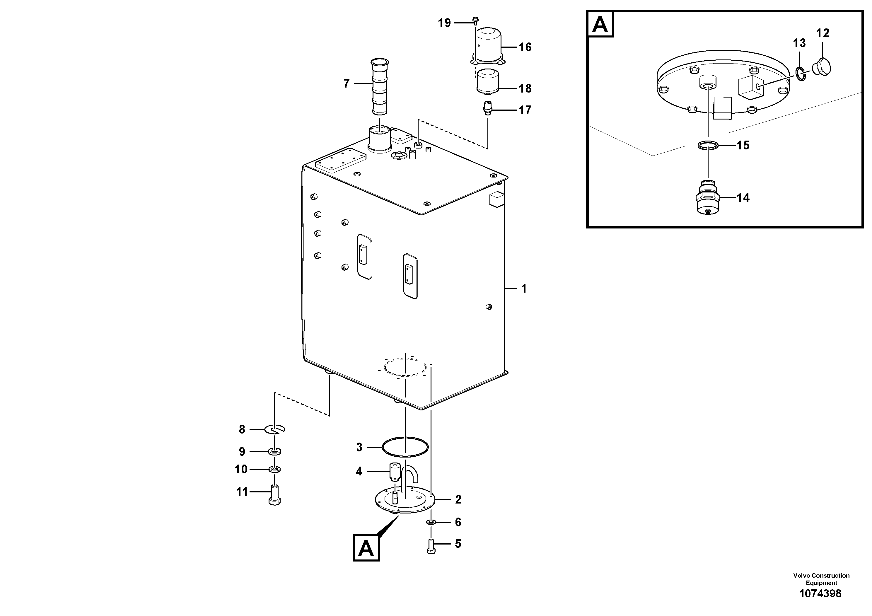 Coal Bucket VOE14711315 VOLVO