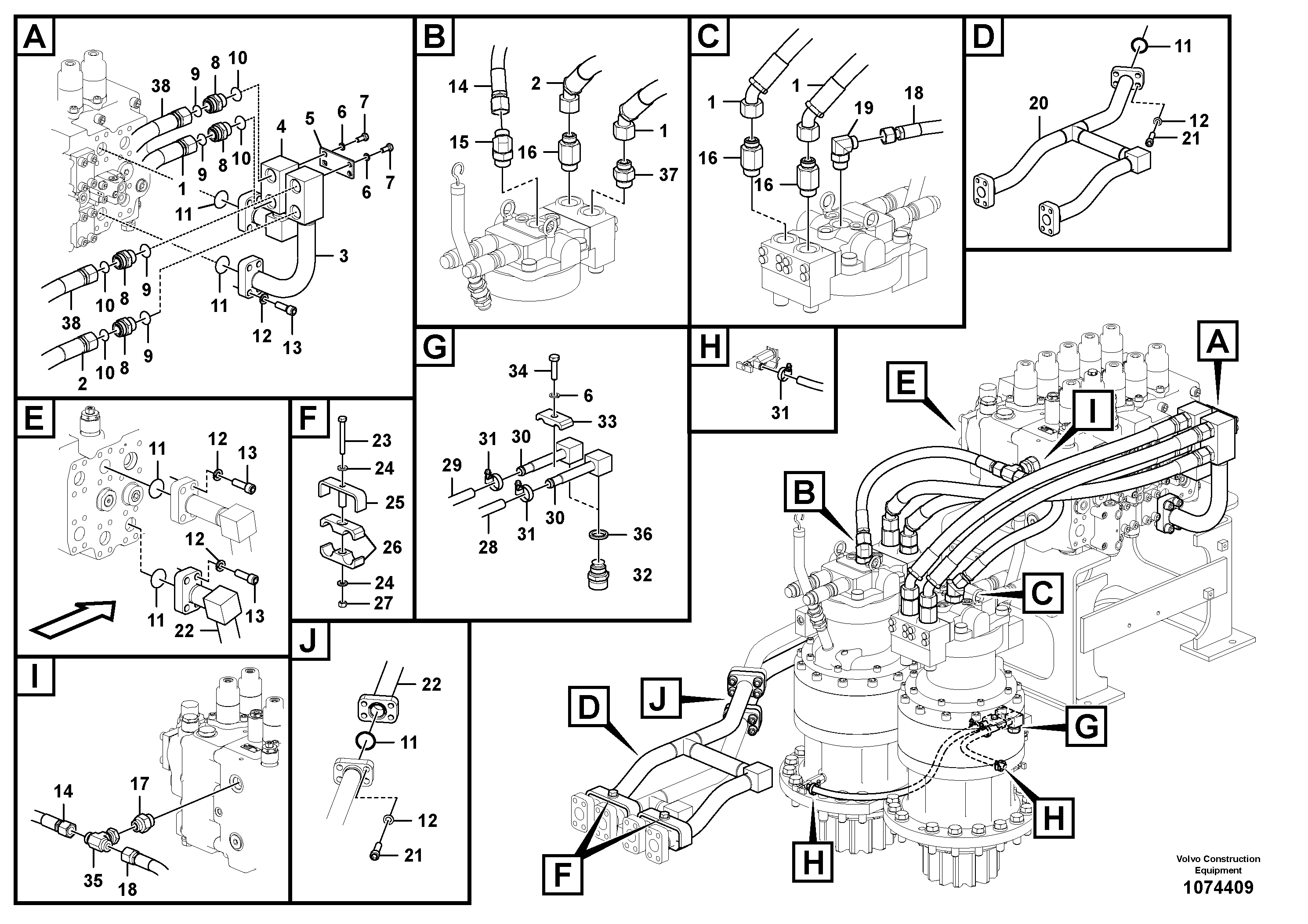 Timing gear casing VOE938441 VOLVO