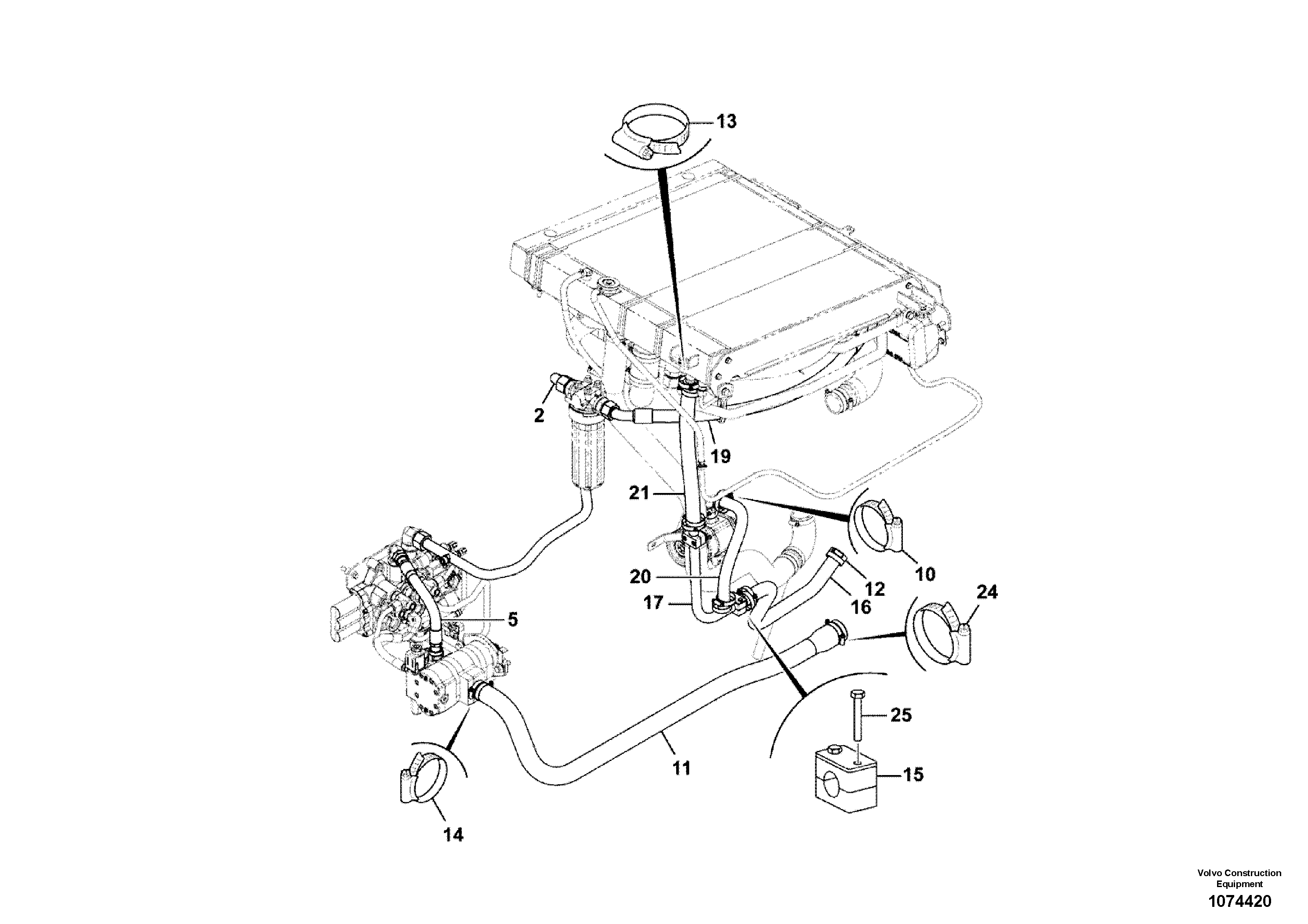 Fuel miser valve VOE17296166 VOLVO