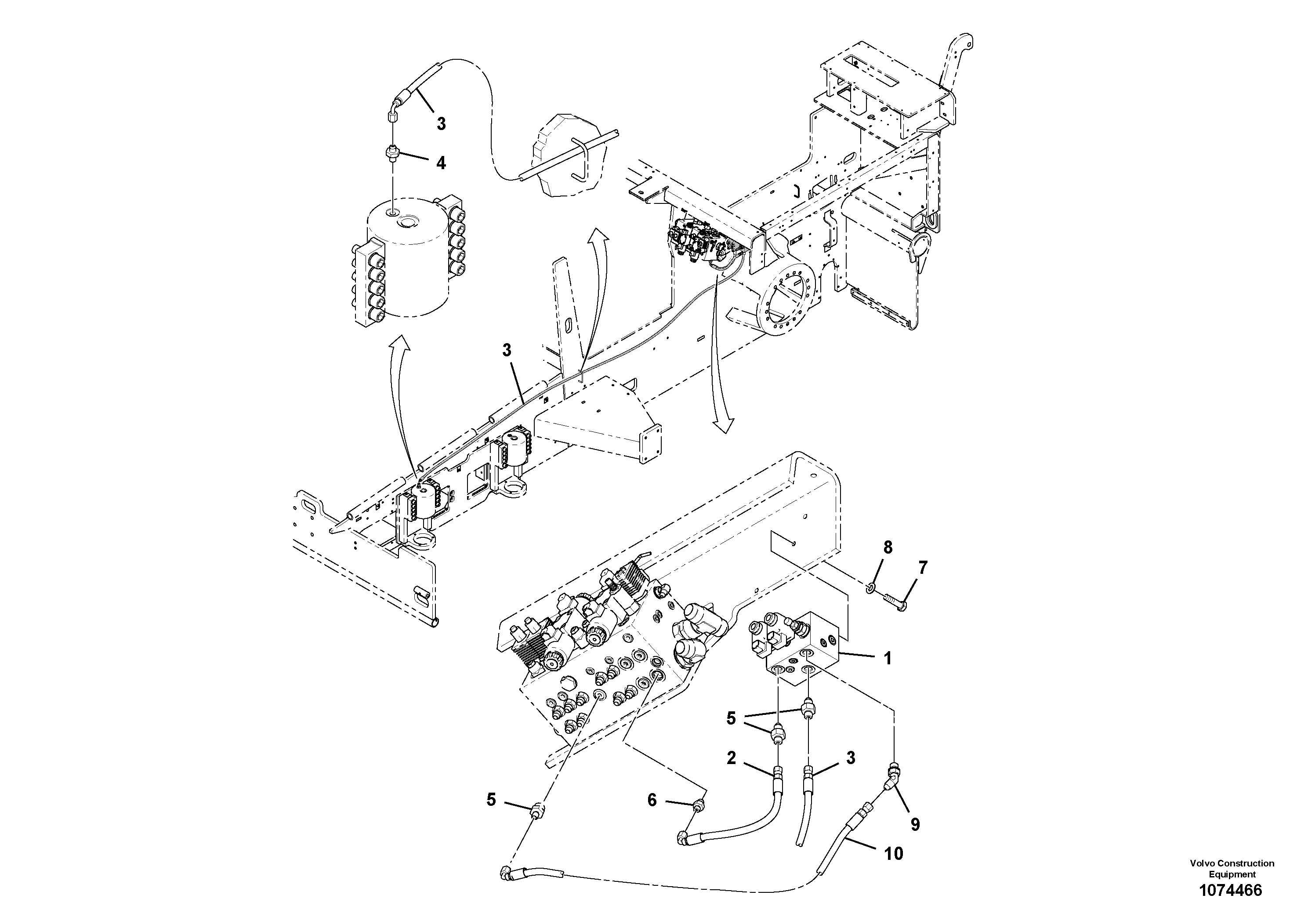 Timing gear casing RM43923069 VOLVO