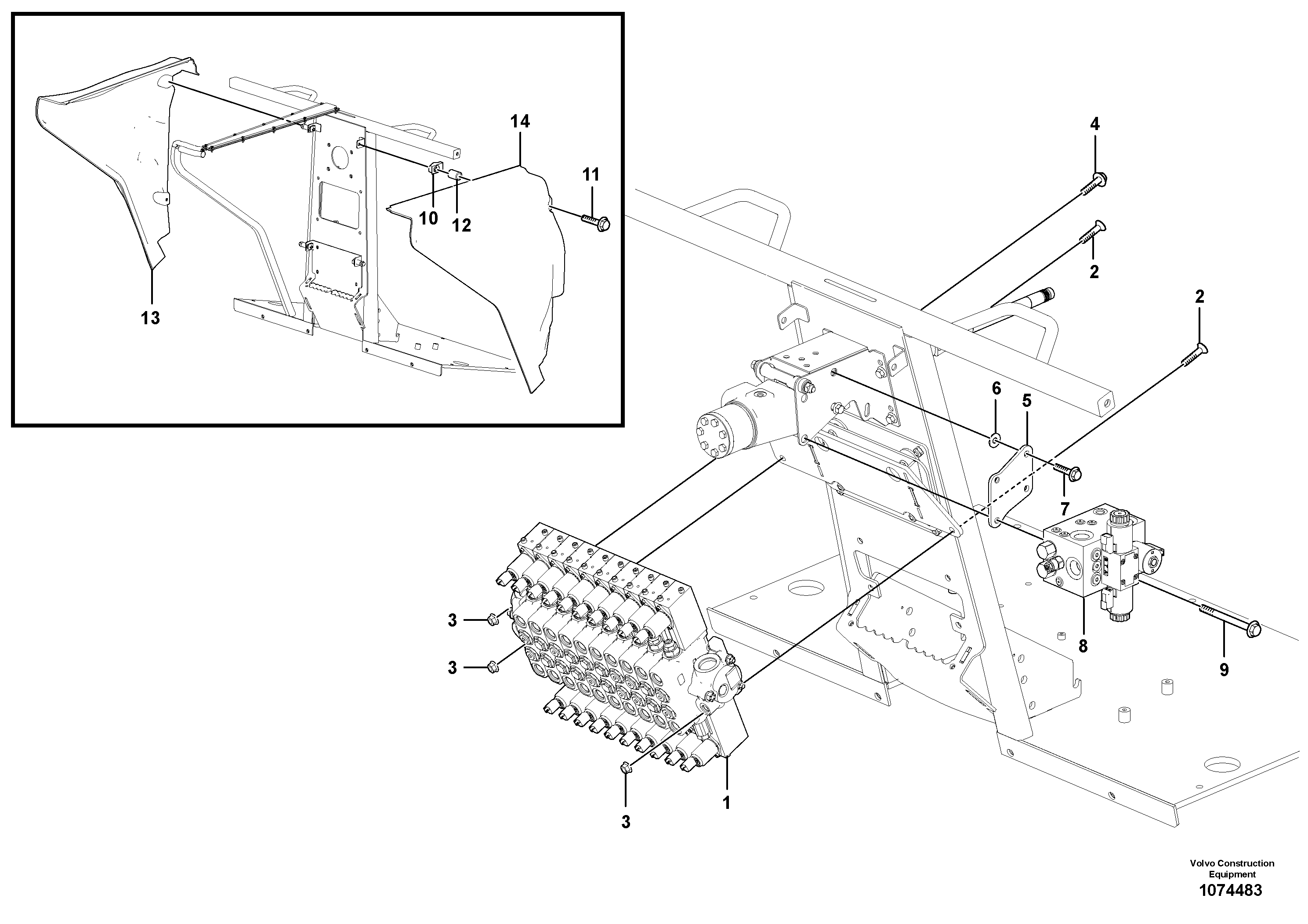Engine heater VOE60110111 VOLVO