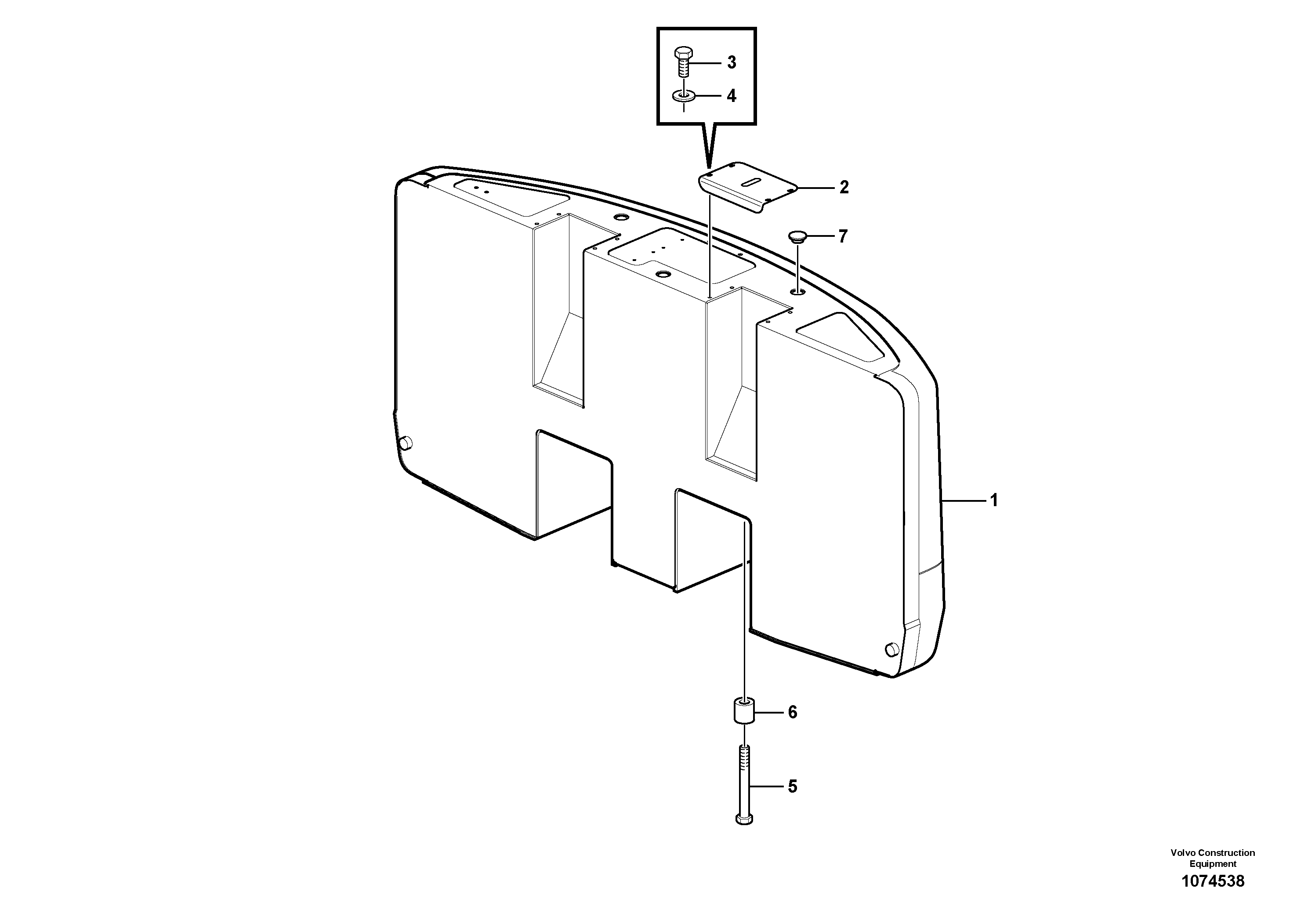 Counterweight VOE14698968 VOLVO