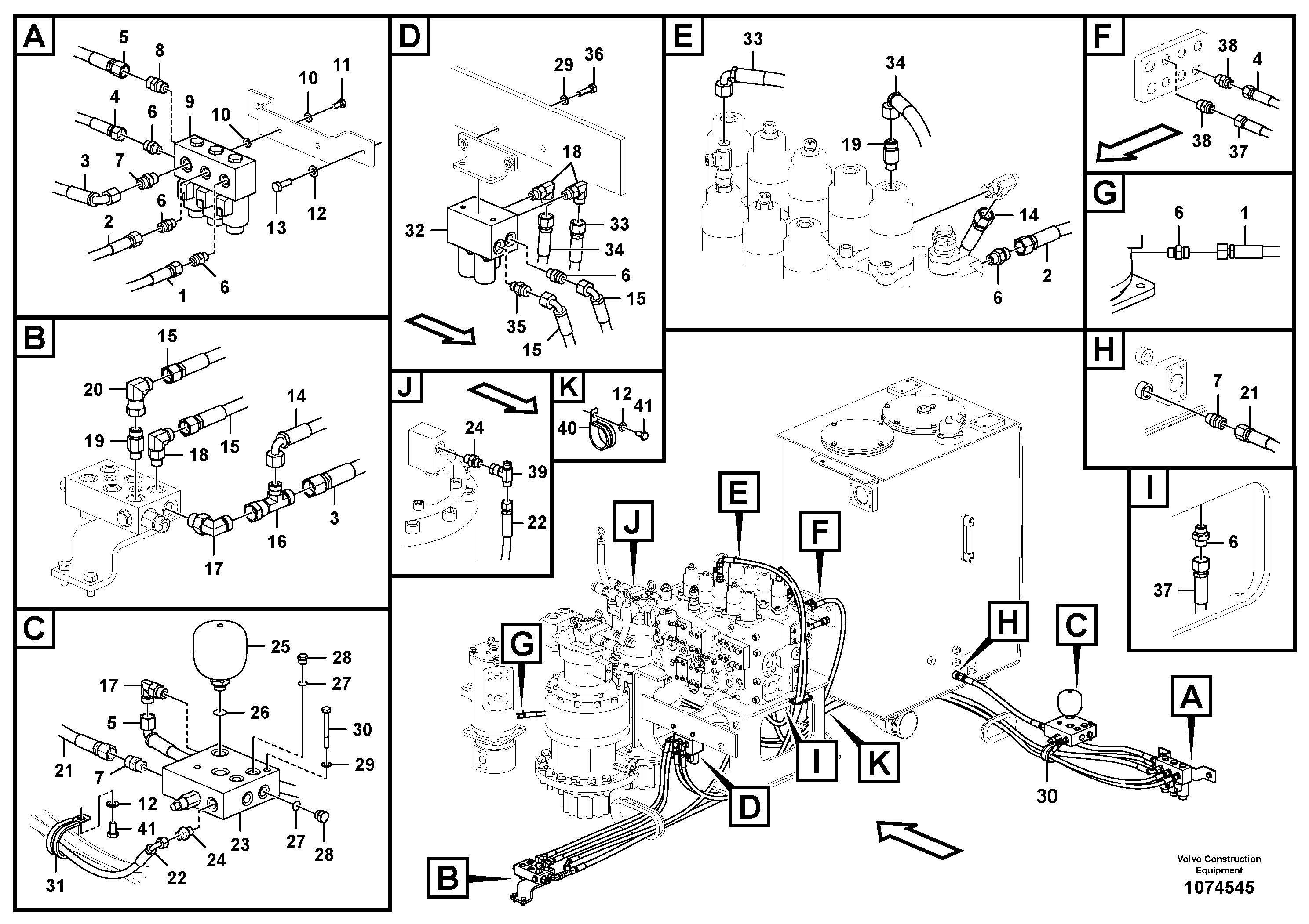 Timing gear casing VOE15800614 VOLVO