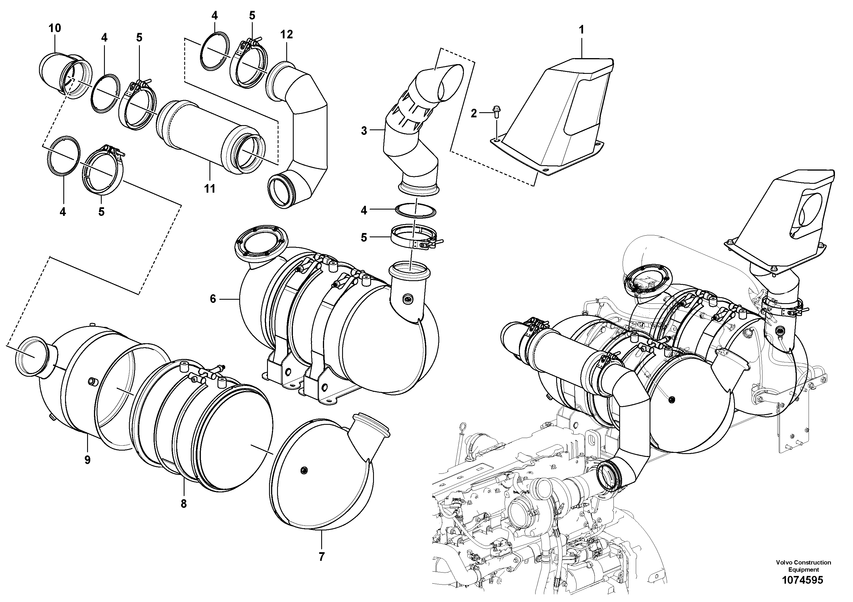 Фильтр аэрозольных частиц VOE22927573 VOLVO