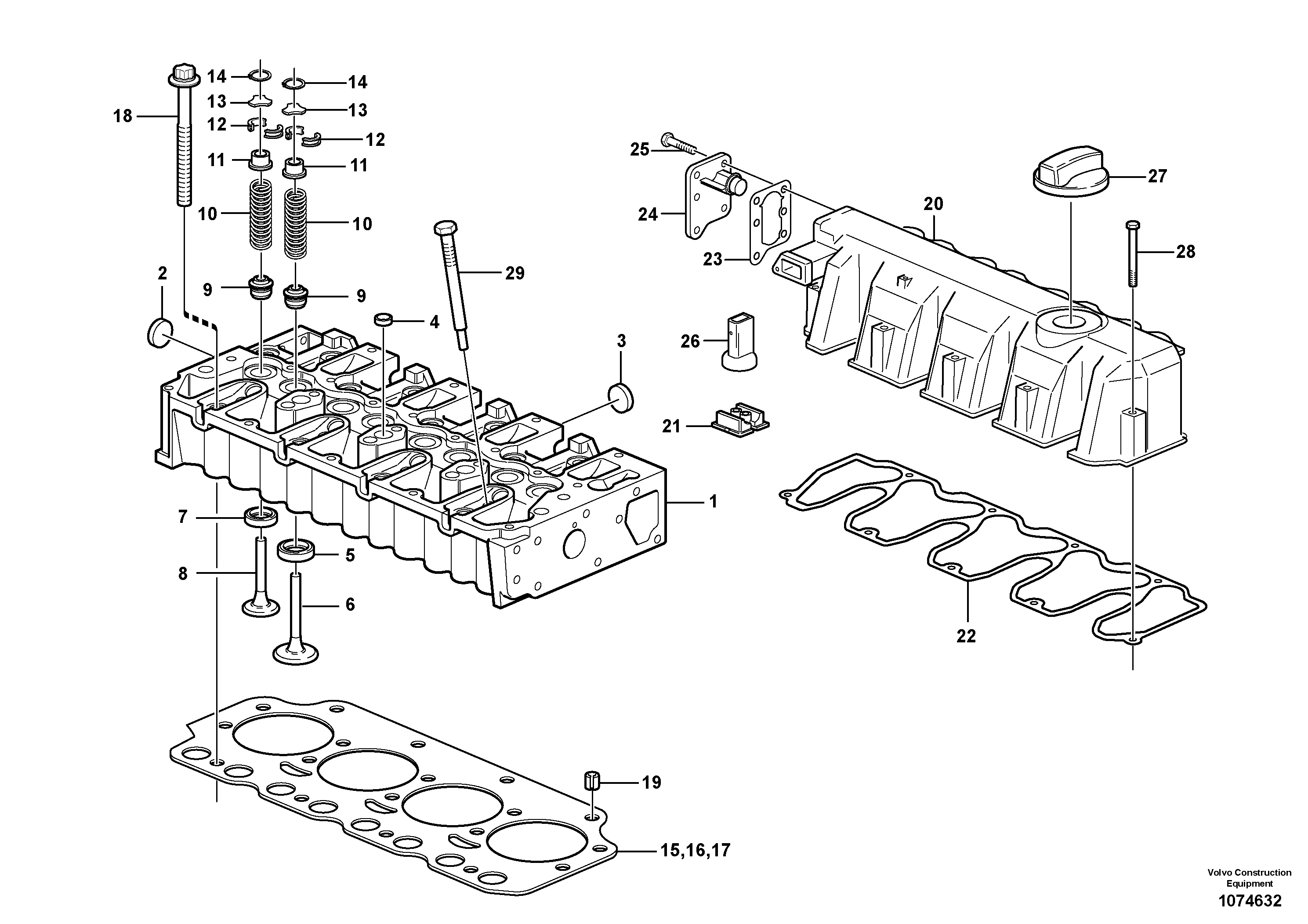 Cprsr Bracket VOE21070757 VOLVO