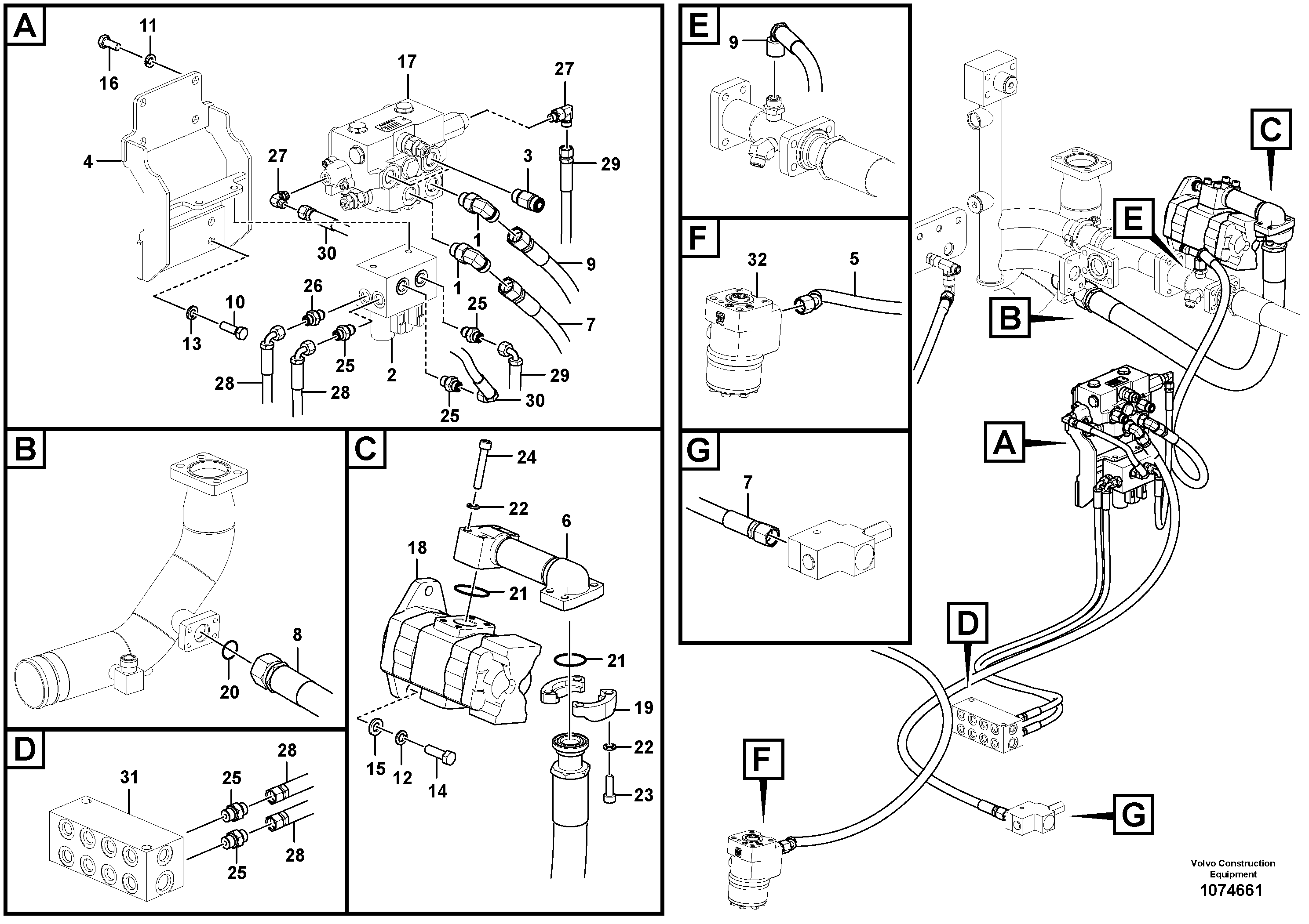 Seat frame VOE14648089 VOLVO