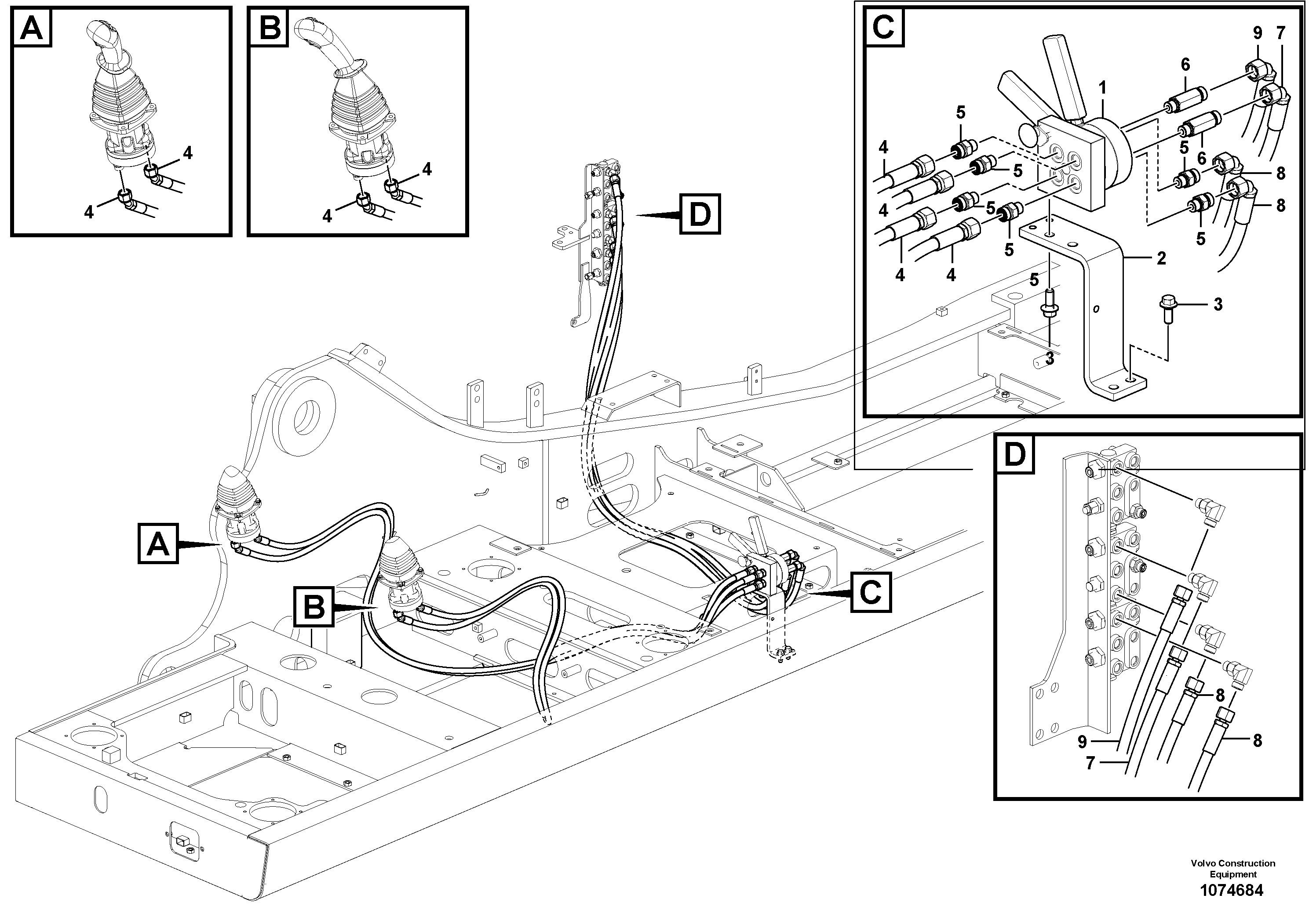 Seat frame VOE14637908 VOLVO