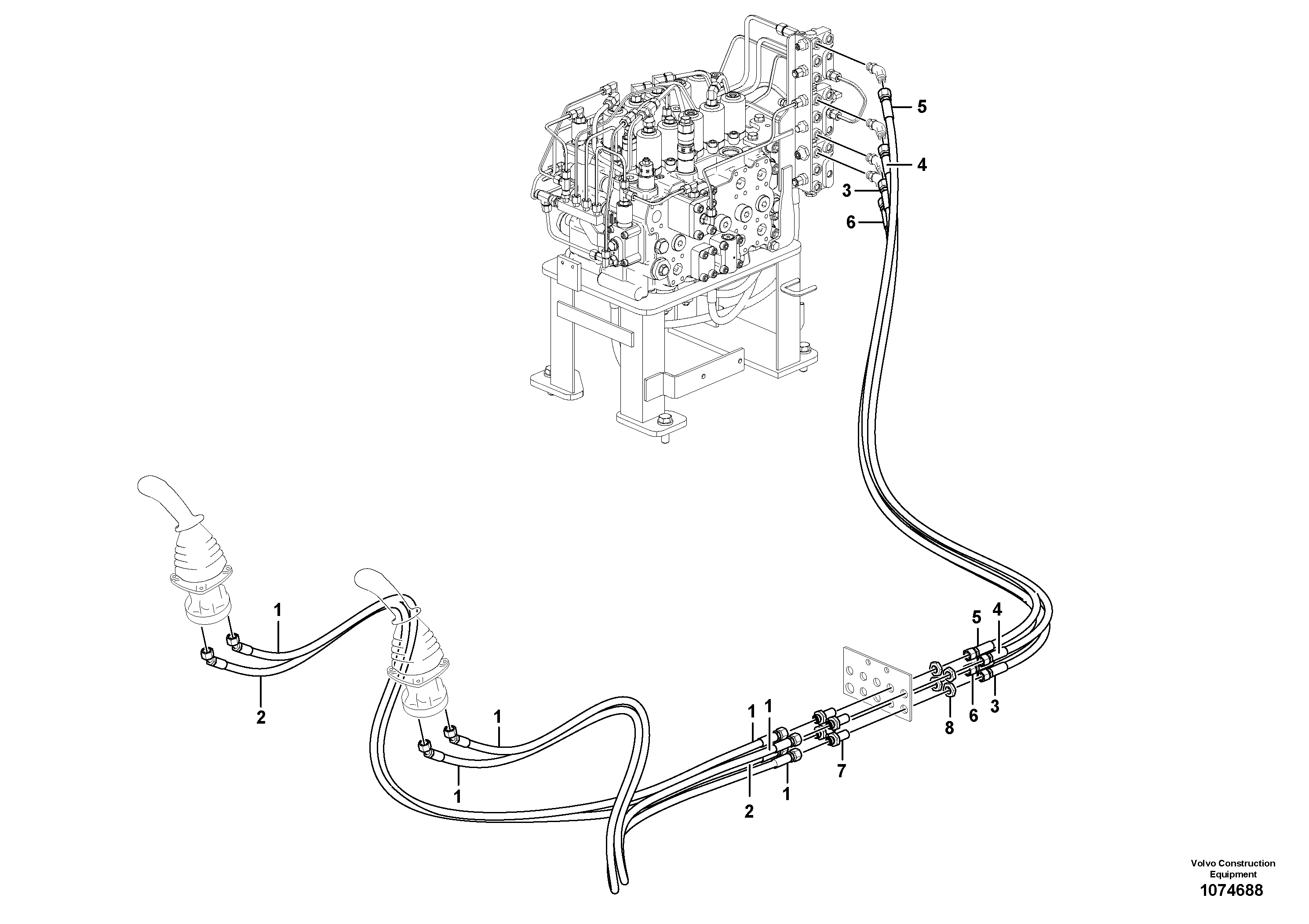 Timing gear casing VOE15800407 VOLVO