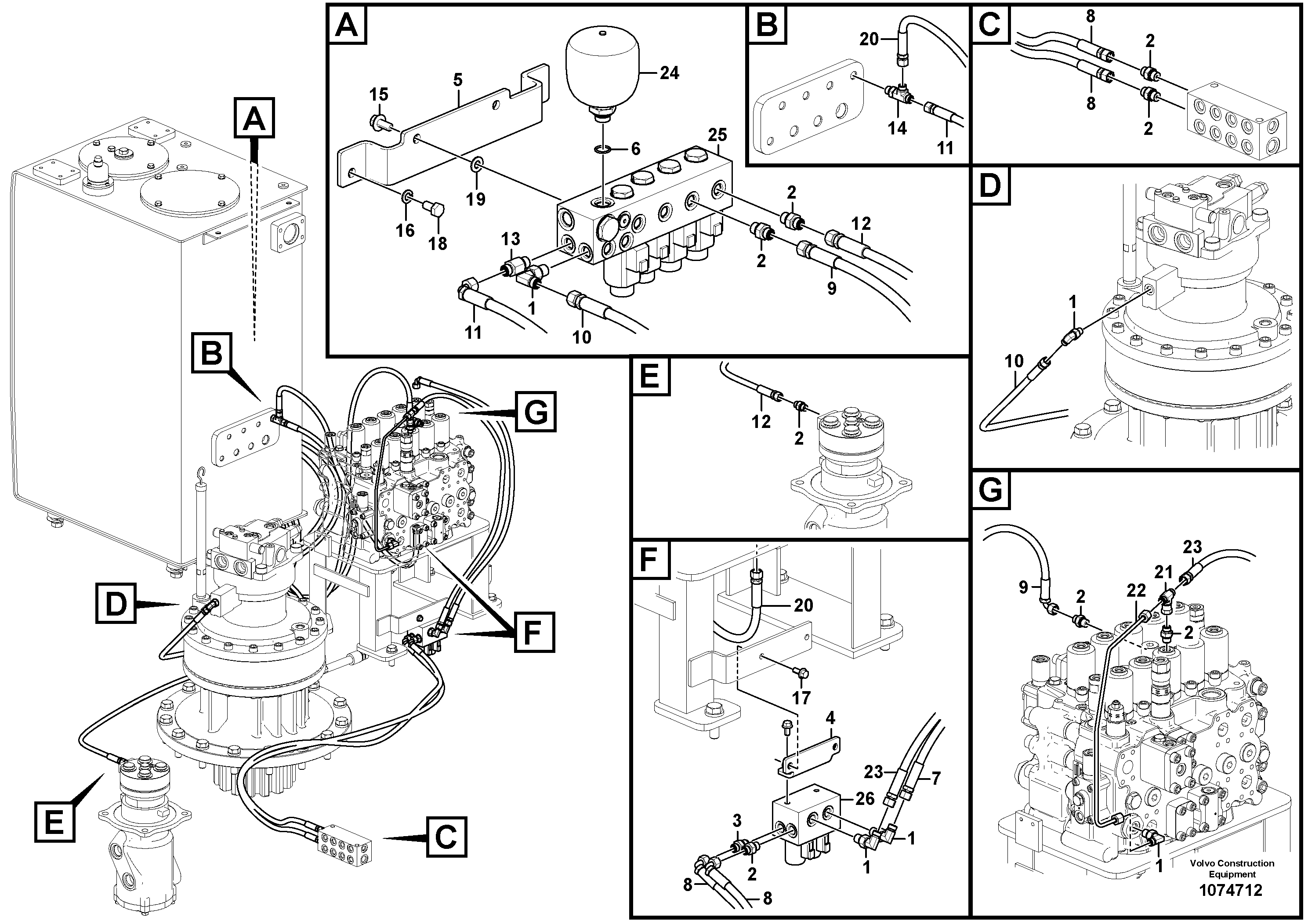 Seat frame RM/VOE14644538 VOLVO