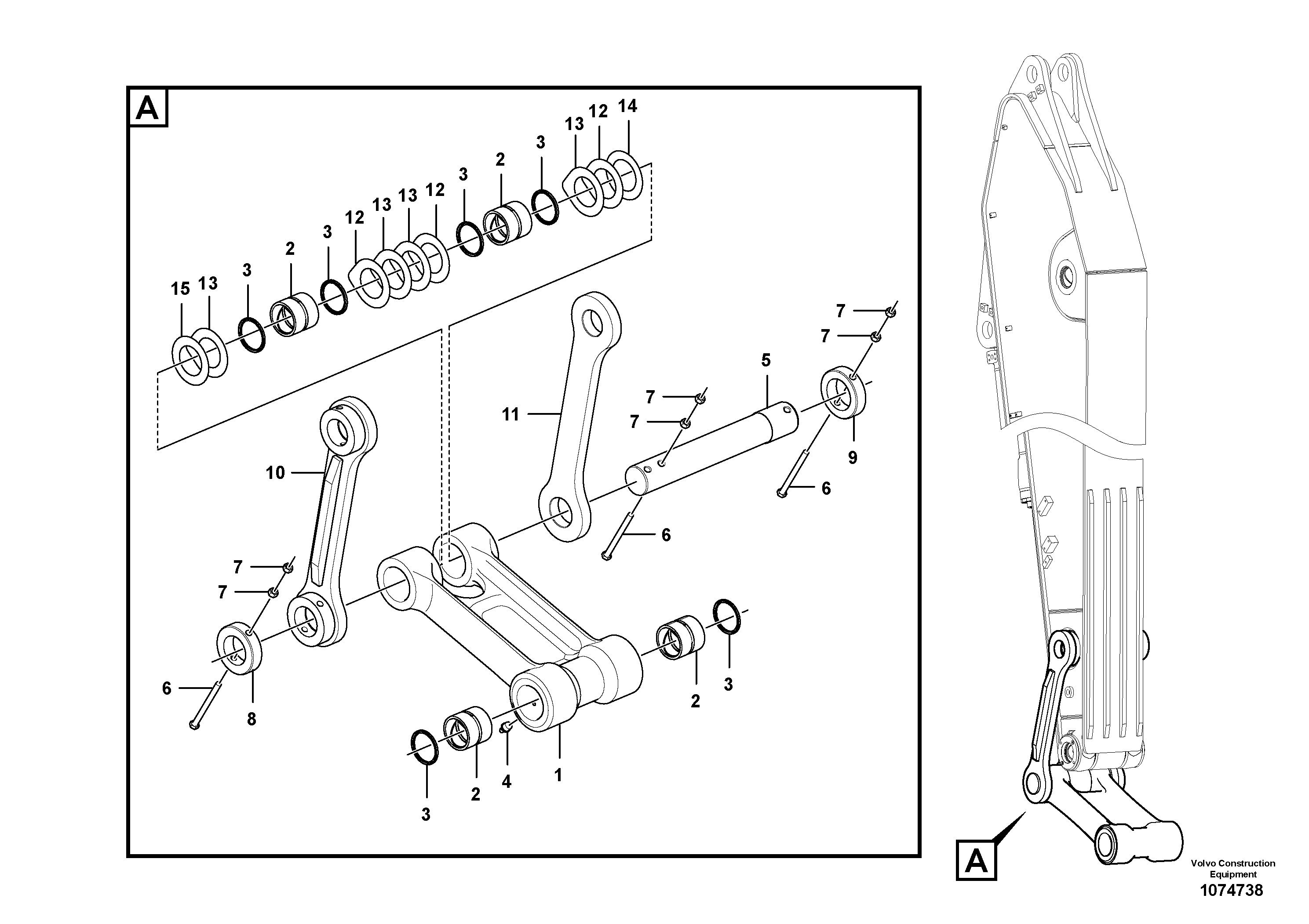 Swg Lk Cylinder VOE14742265 VOLVO