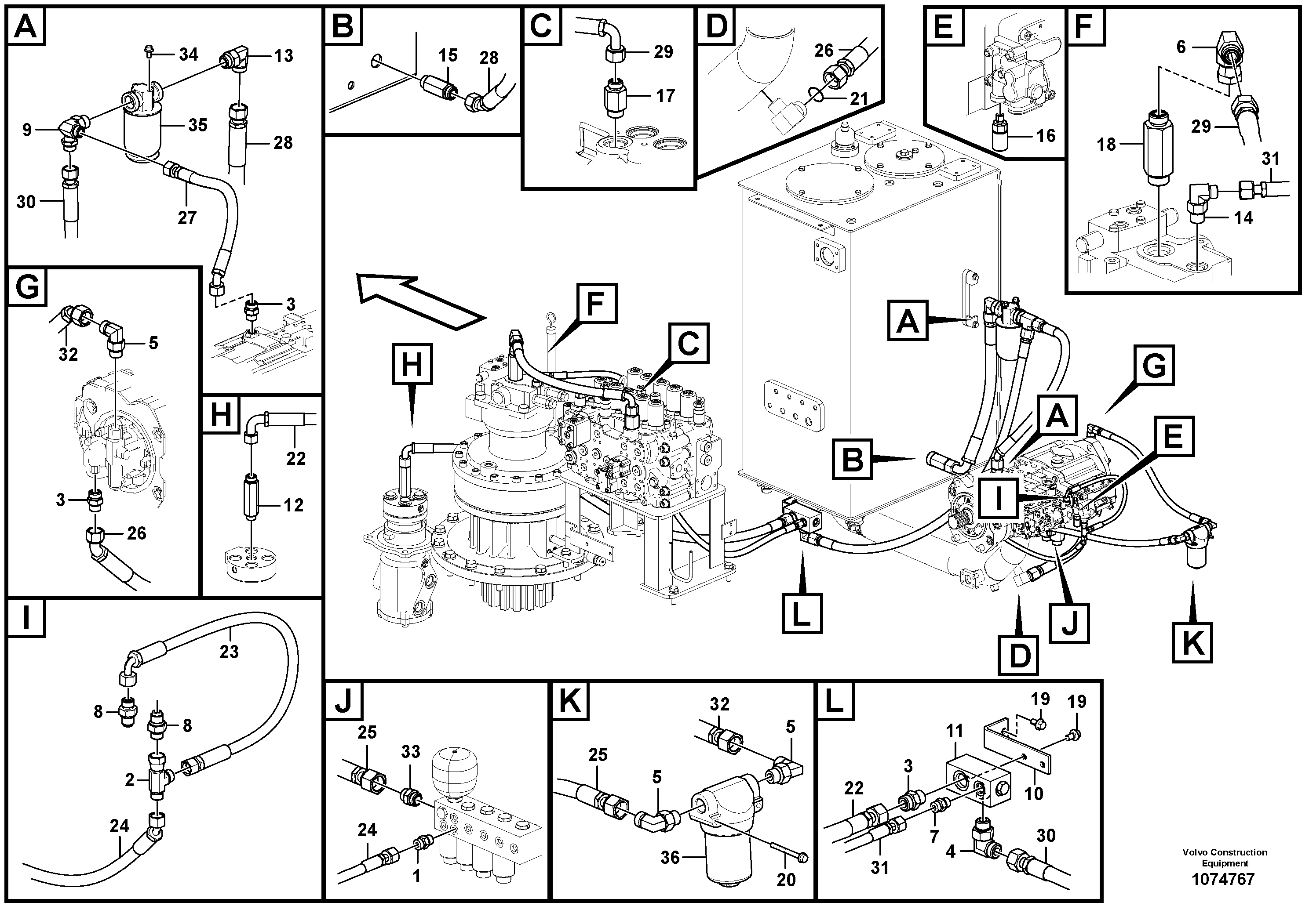 Seat frame VOE14642684 VOLVO