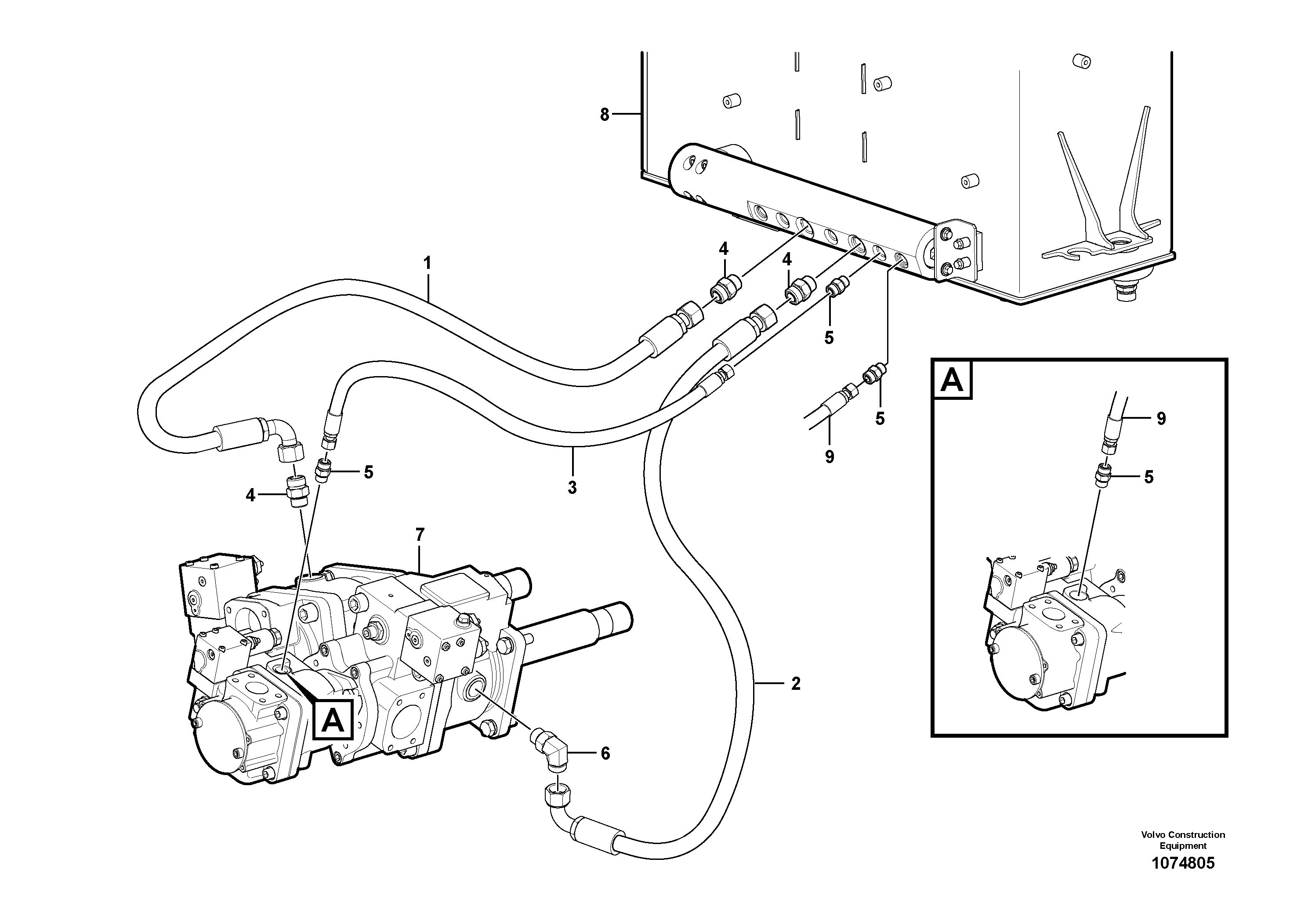 Timing gear casing VOE17246711 VOLVO