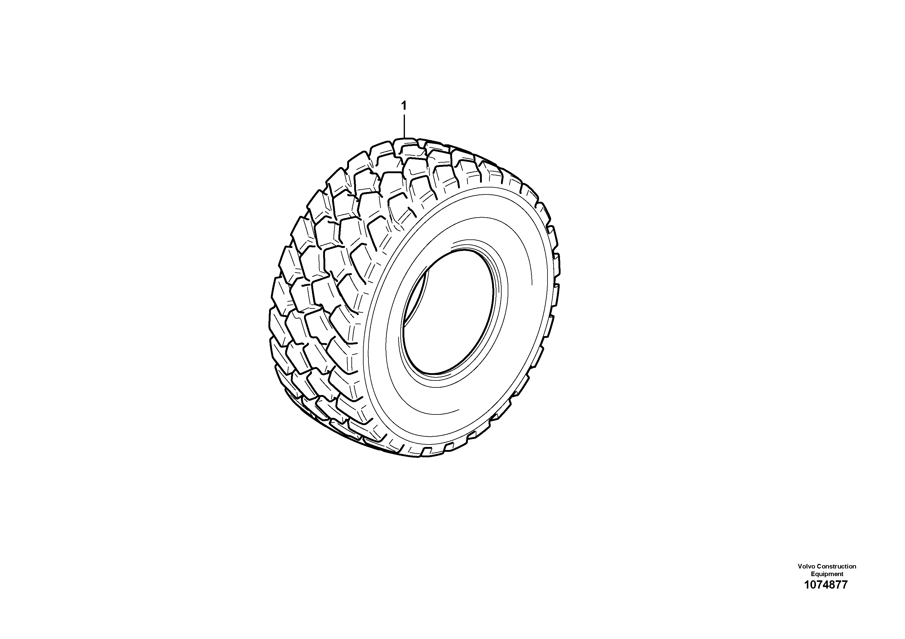 Tire VOE17403957 VOLVO