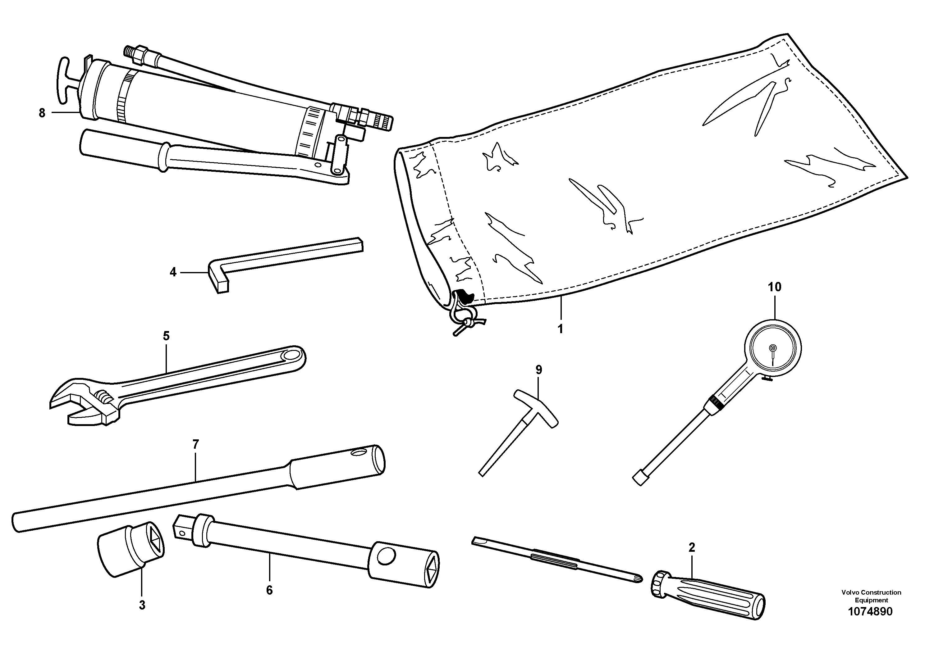 Allen key VOE15086756 VOLVO