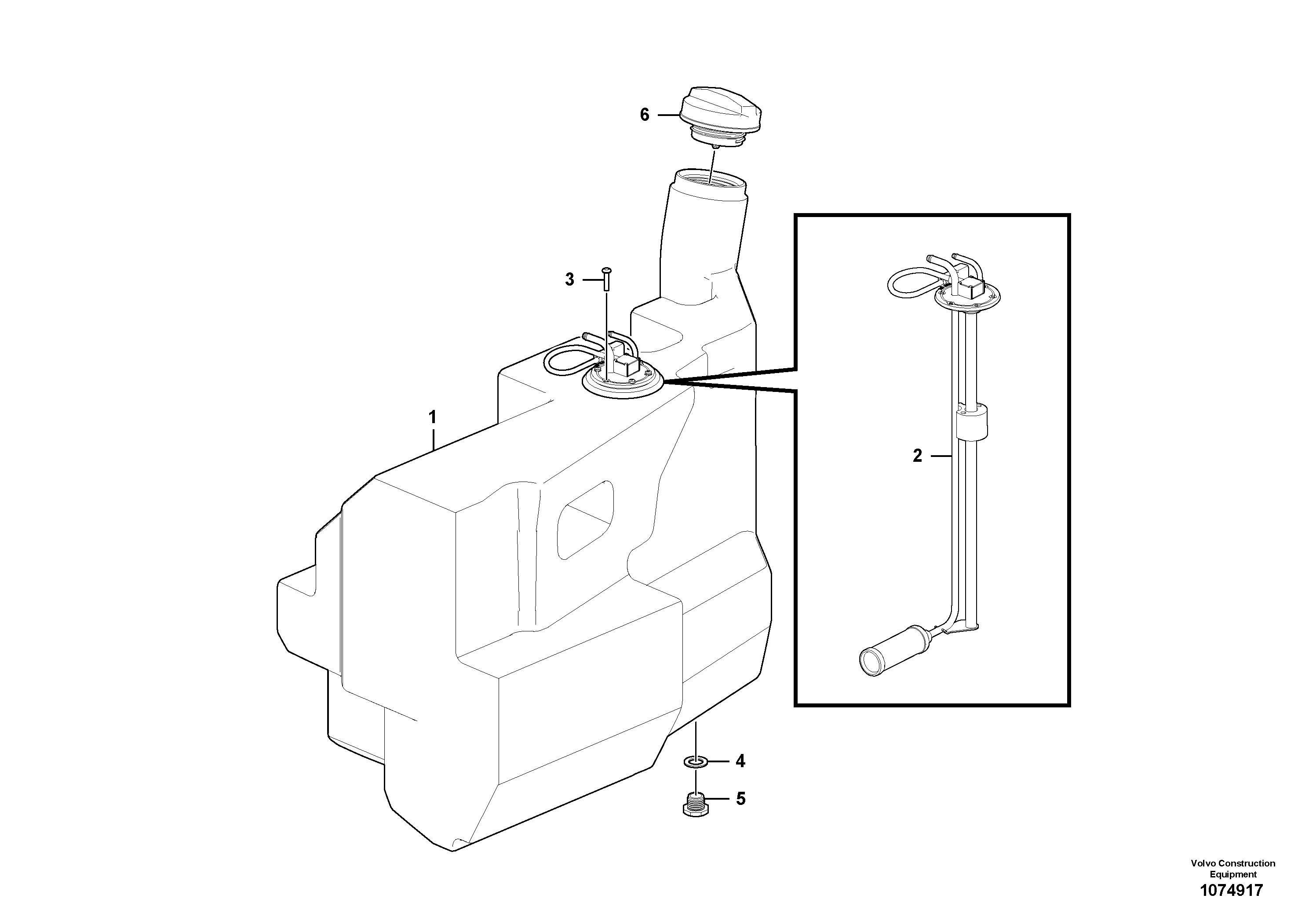 Tank complete VOE15670664 VOLVO