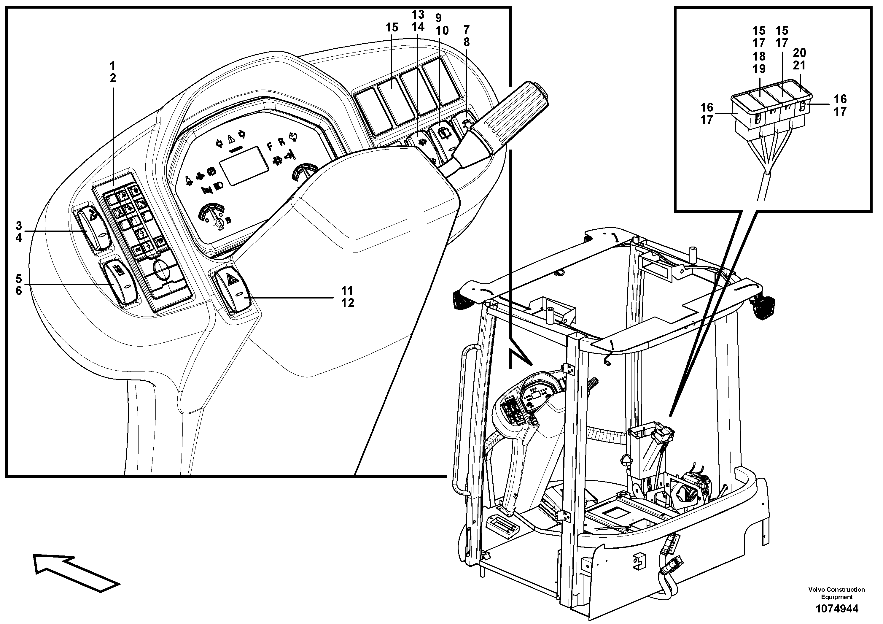 Expansion Valve VOE15224580 VOLVO