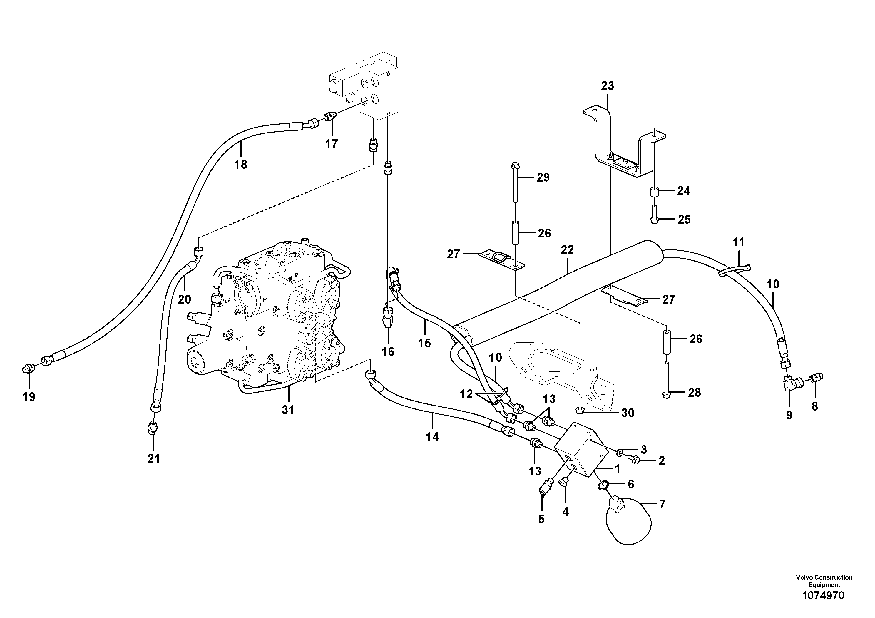 Timing gear casing VOE17269485 VOLVO