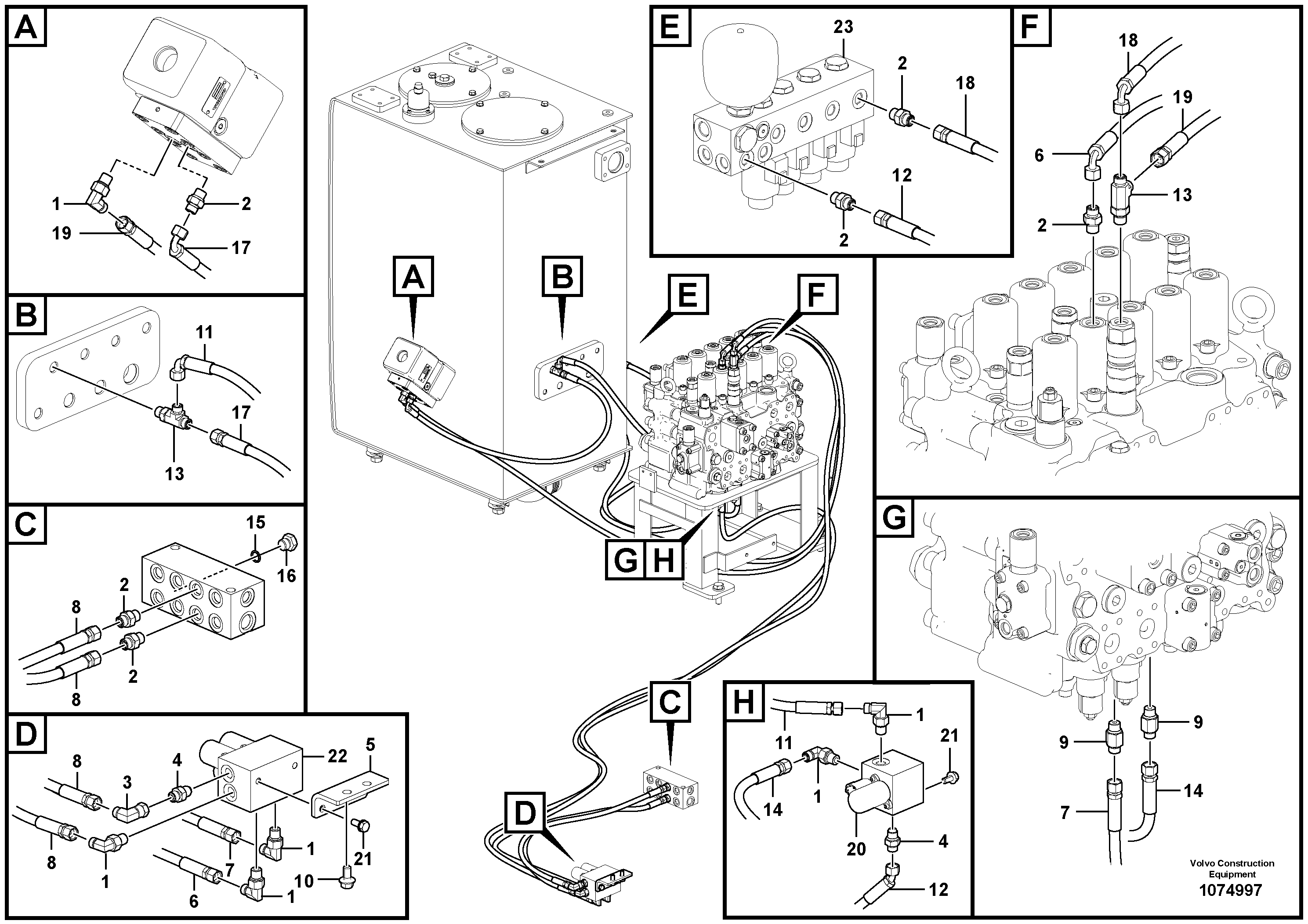 Timing gear casing VOE15175244 VOLVO