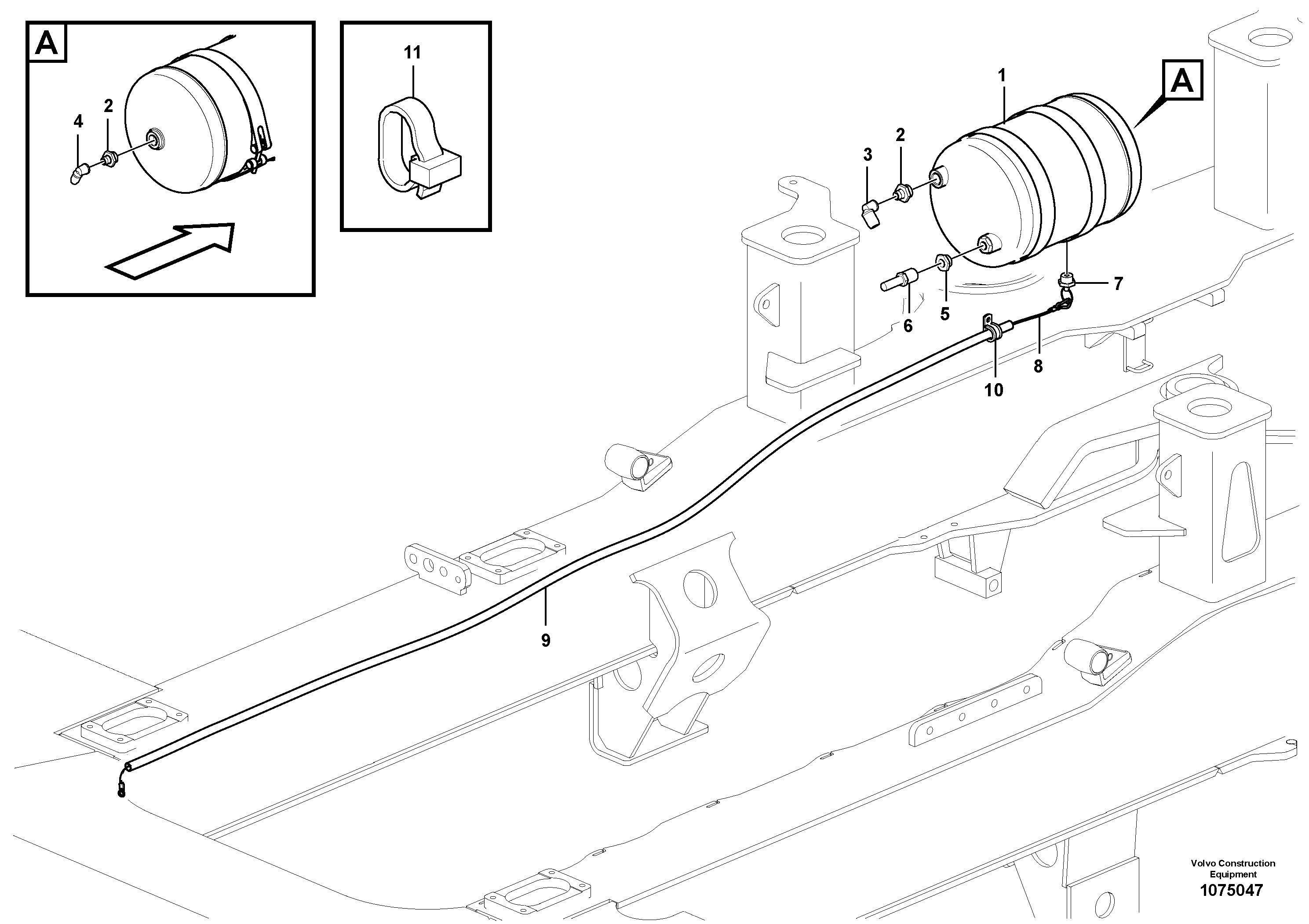 Brush ledge VOE16867285 VOLVO