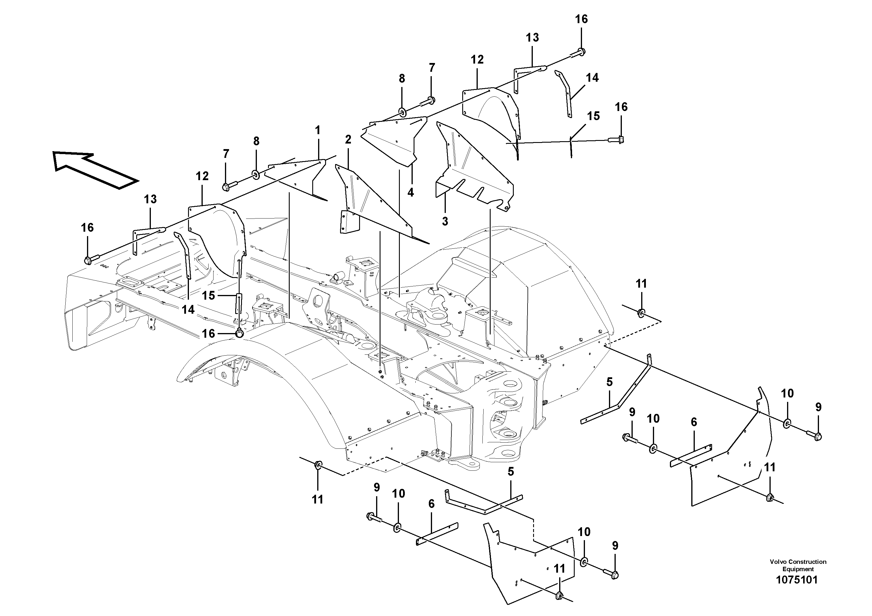 Hip Belt VOE16873236 VOLVO