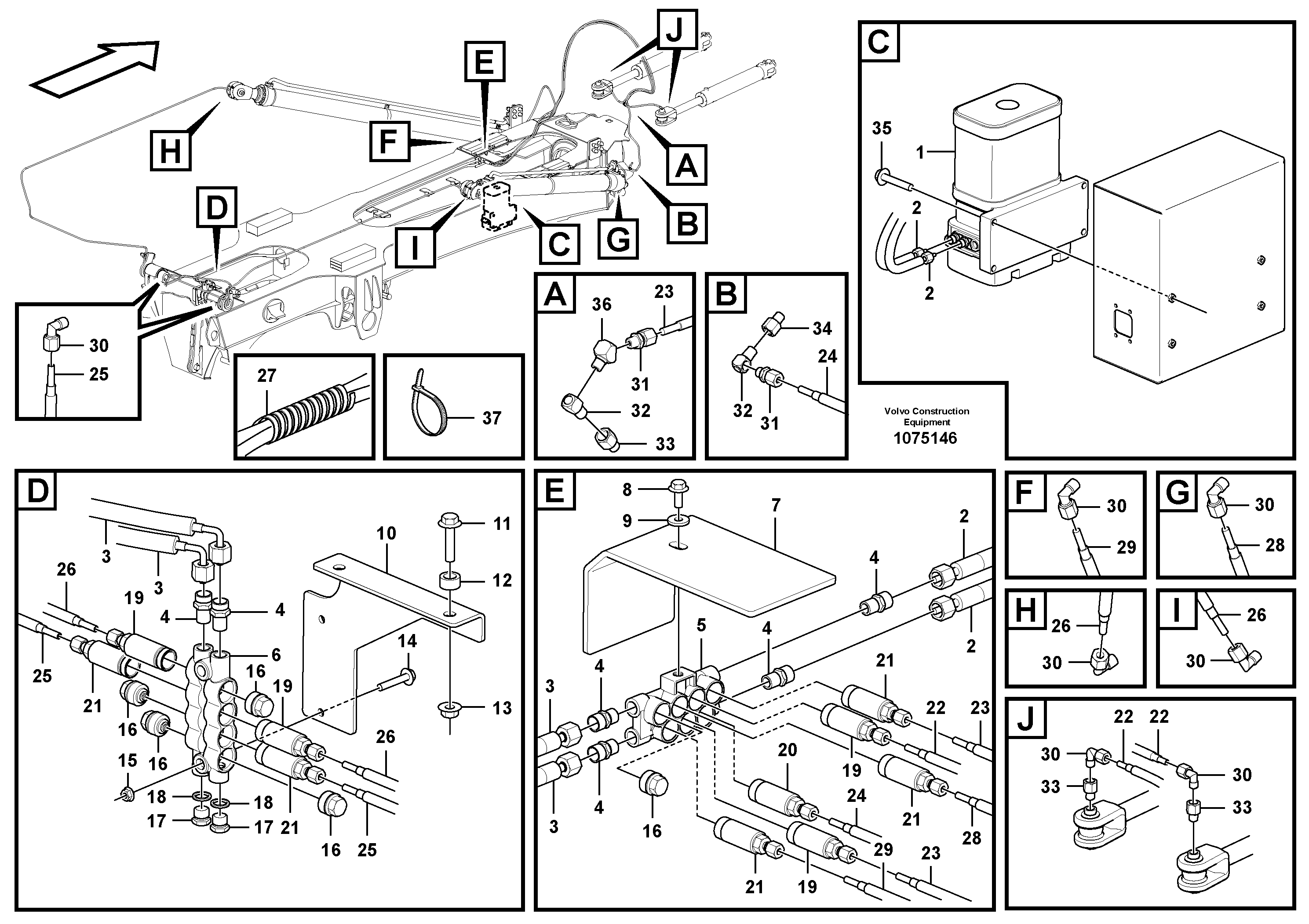 Timing gear casing VOE16800560 VOLVO