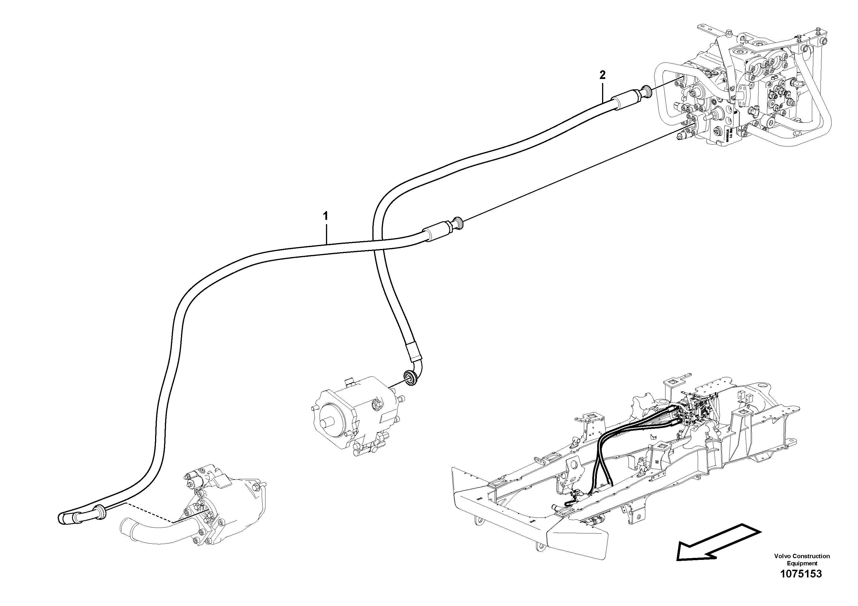 Timing gear casing VOE17378957 VOLVO