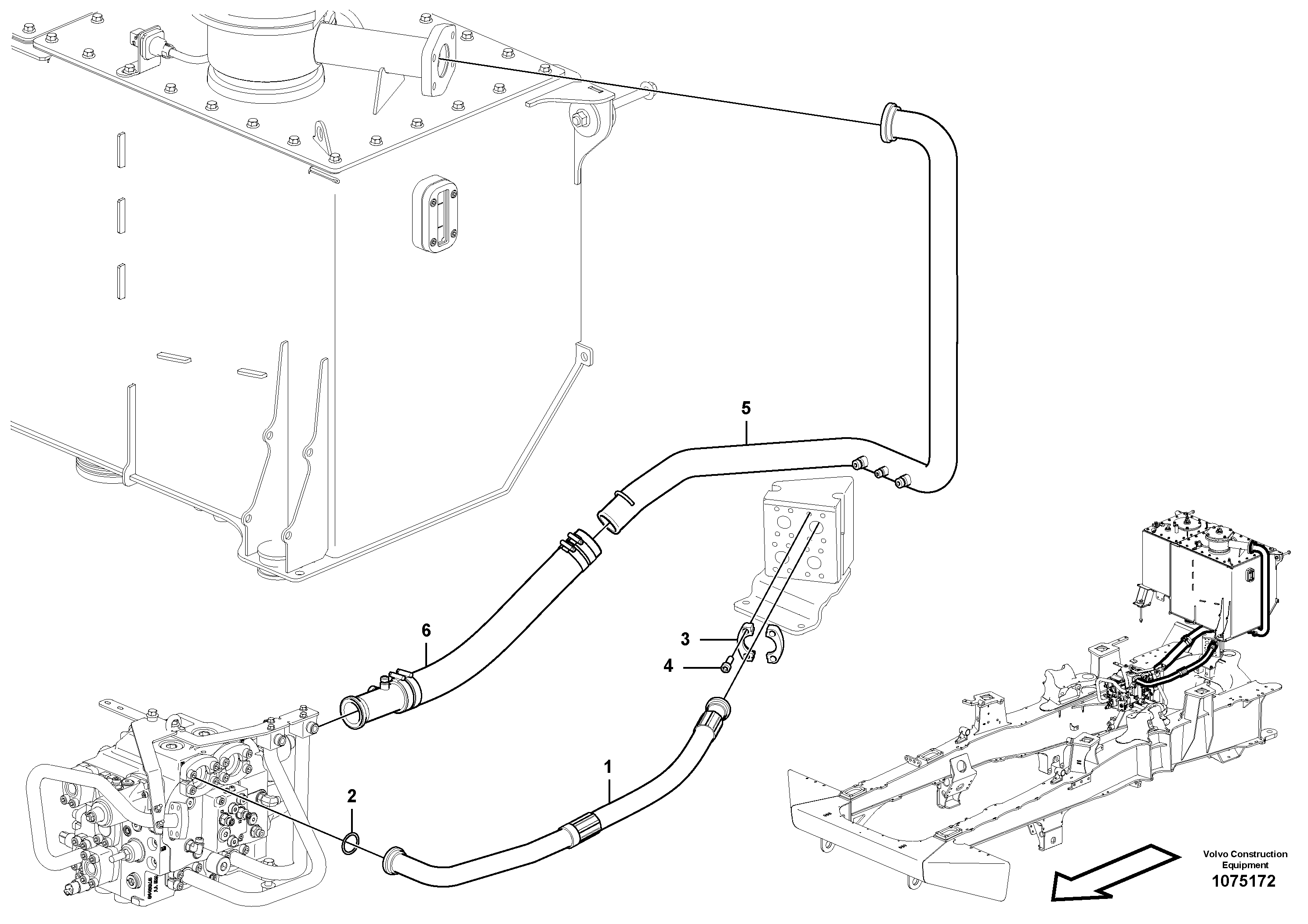 Spring plate VOE16858804 VOLVO