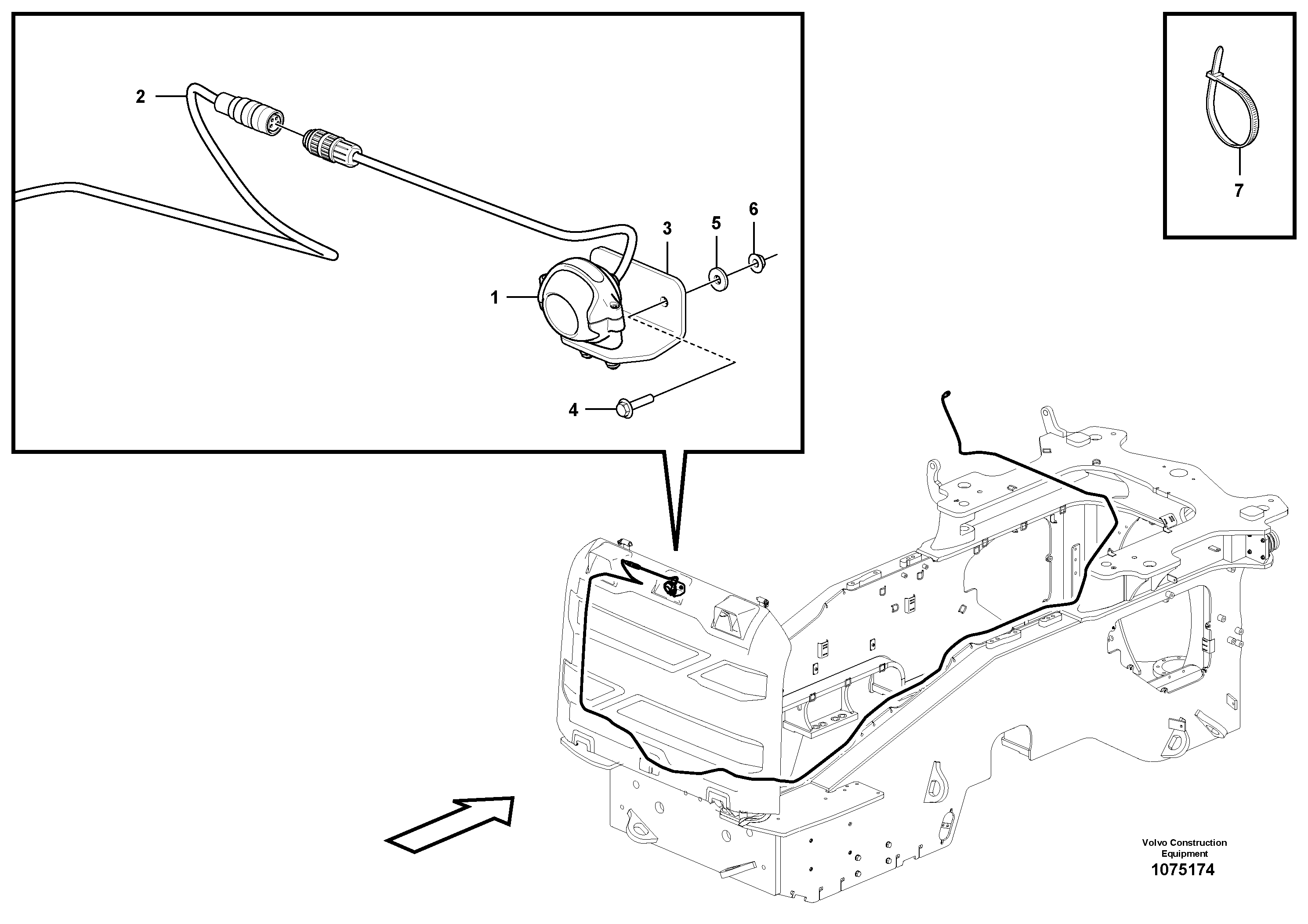 Front Plate VOE19000101 VOLVO