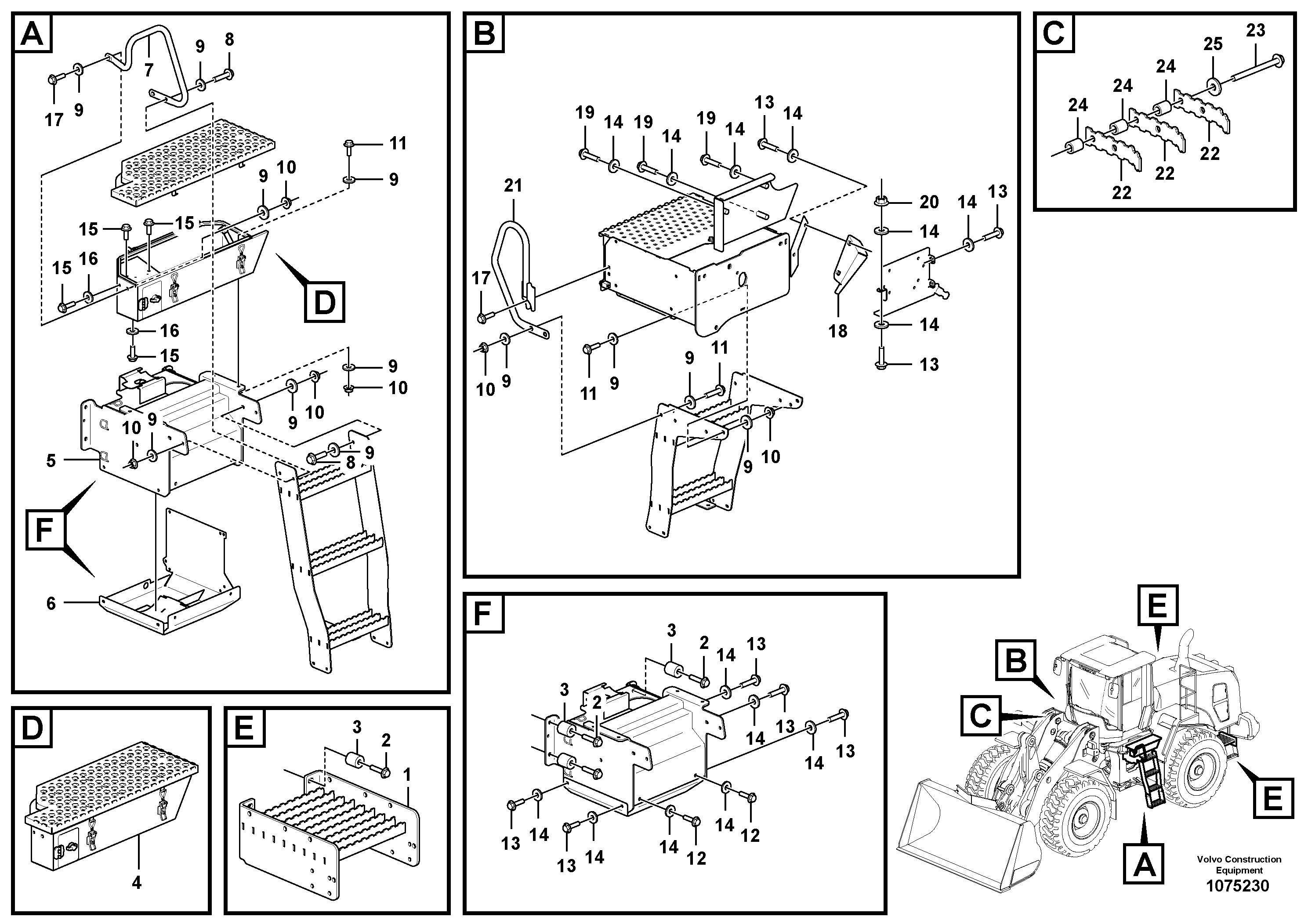 Seat frame VOE16854833 VOLVO