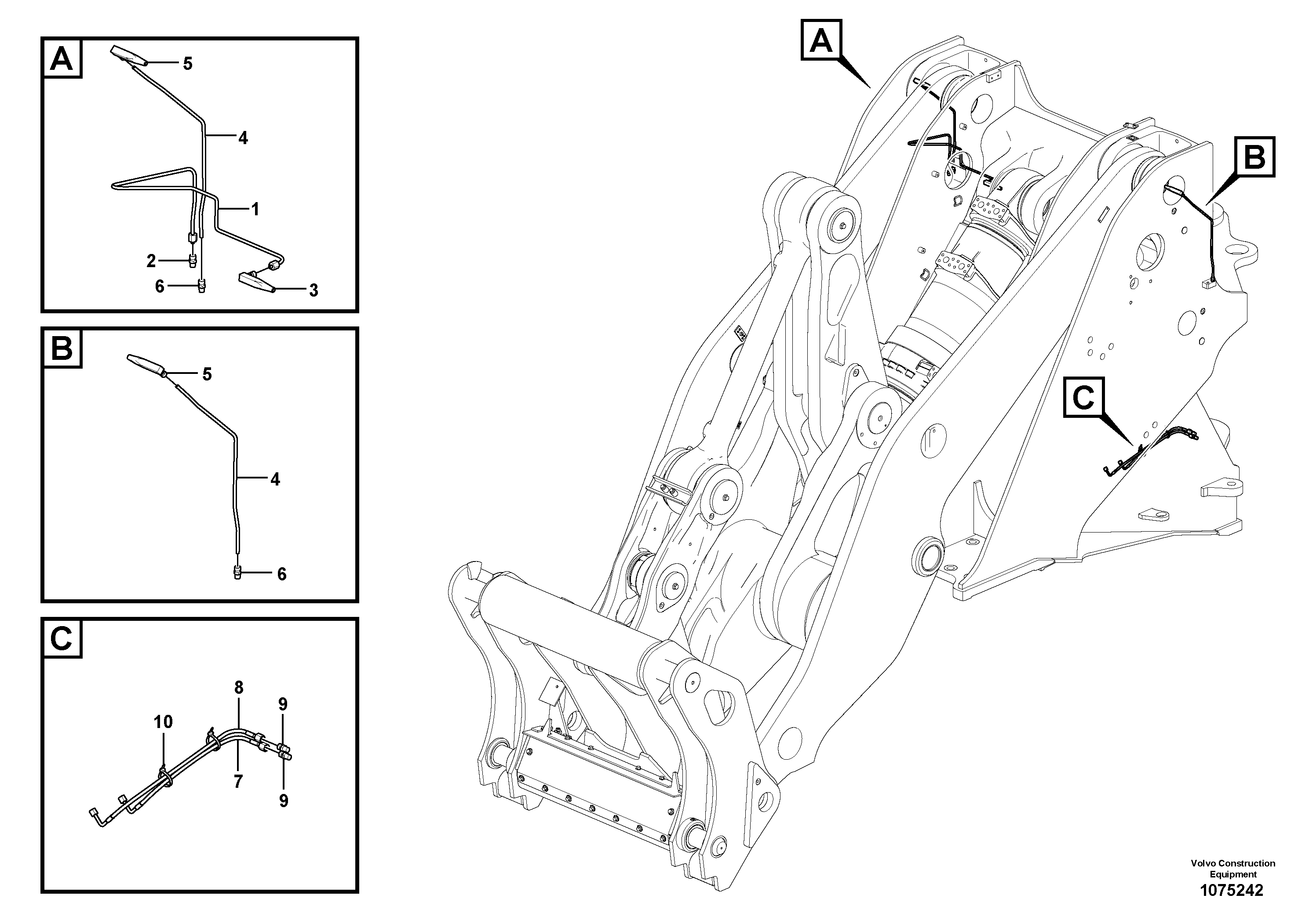 Timing gear casing VOE16910214 VOLVO