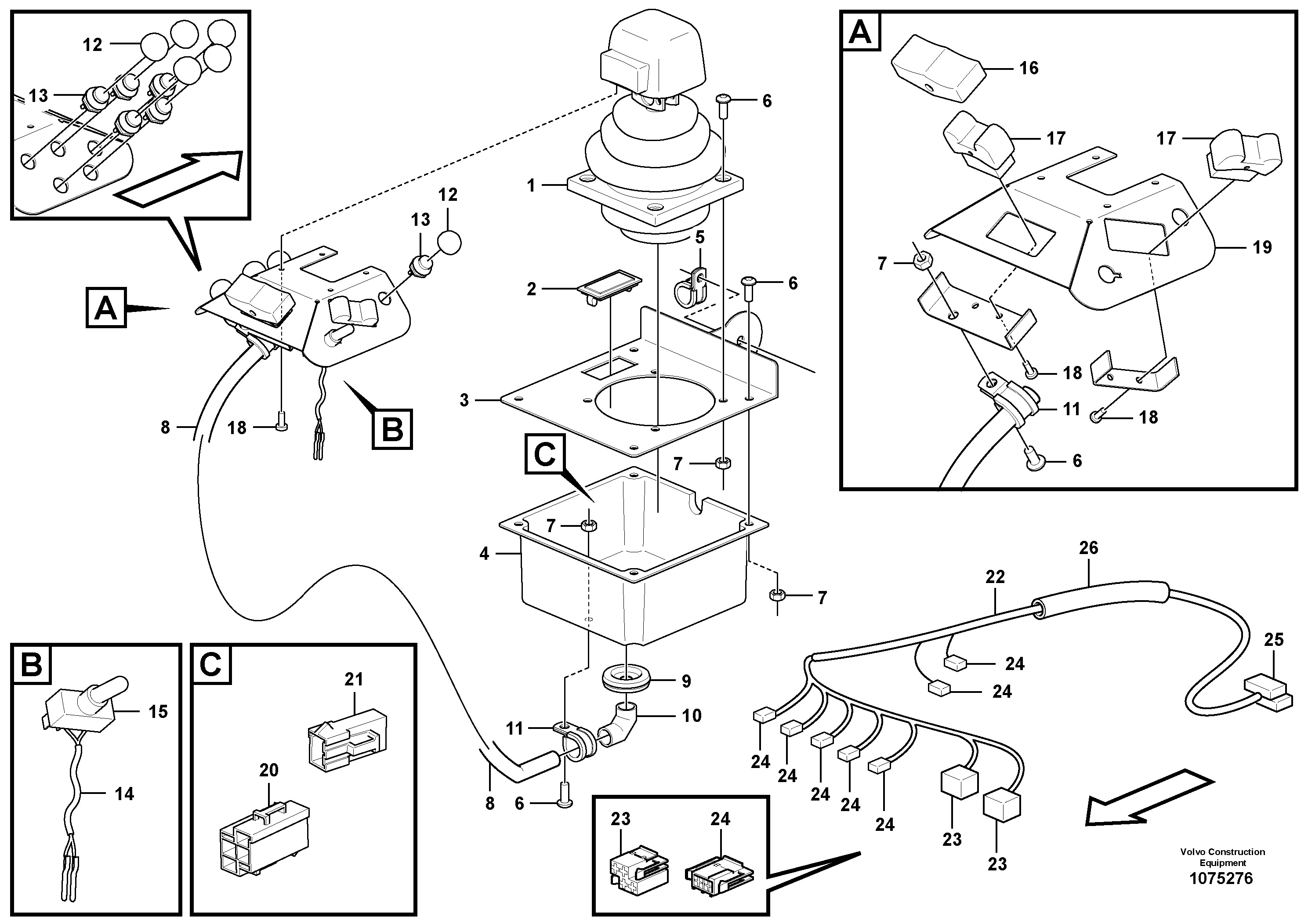 Radio Support VOE17463294 VOLVO