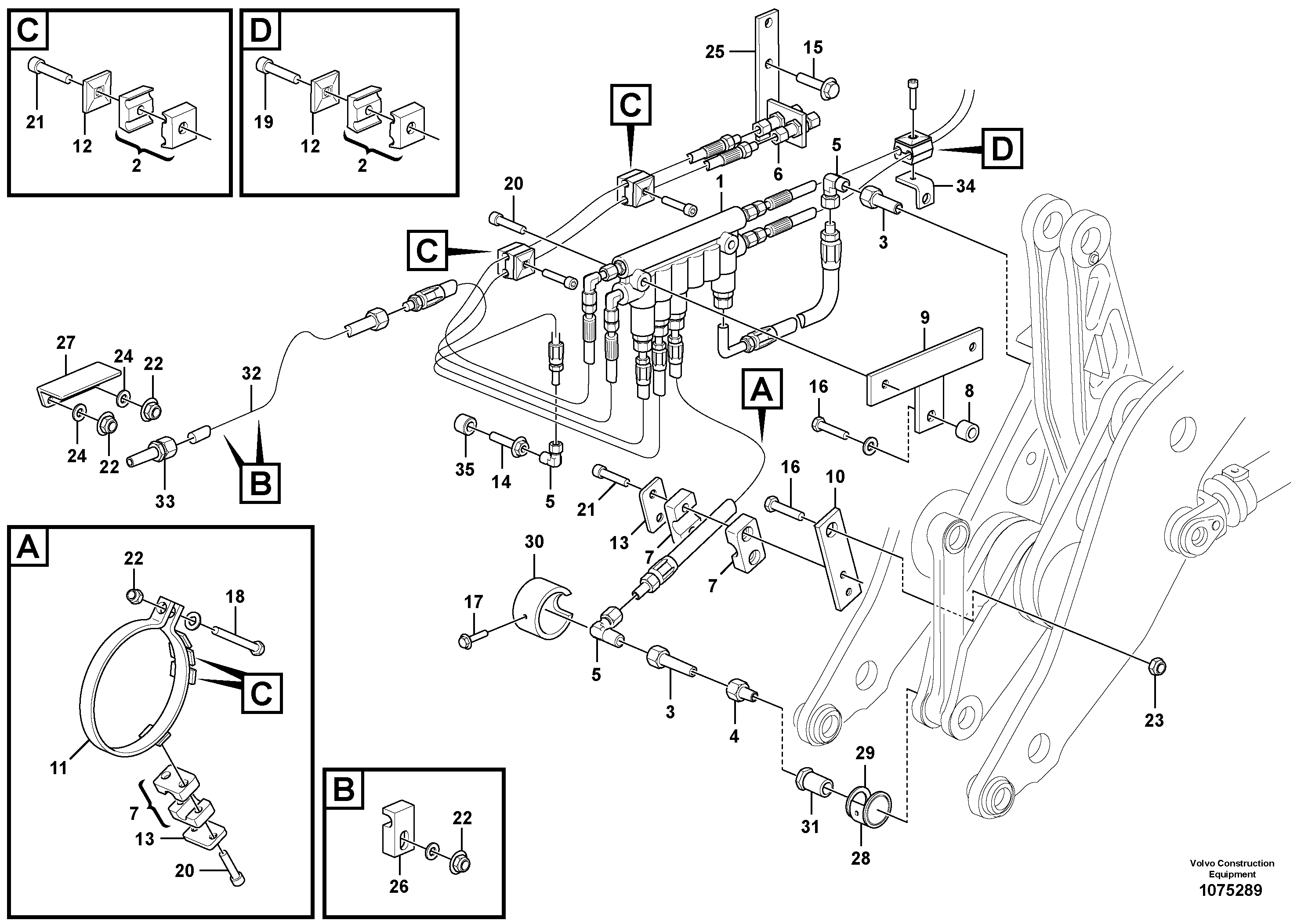 Flange nut 99095198 VOLVO