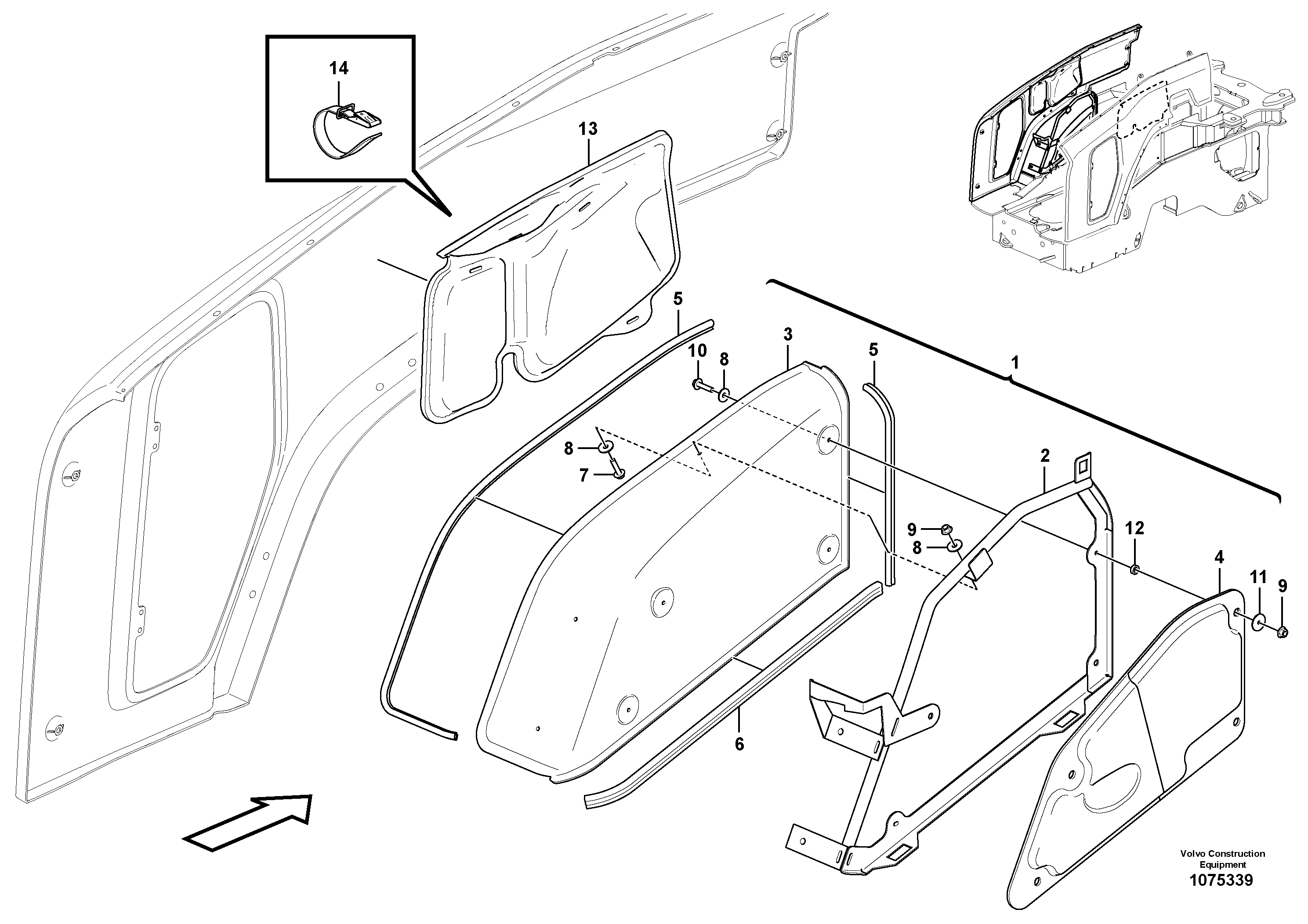Sound Absorber VOE16870095 VOLVO