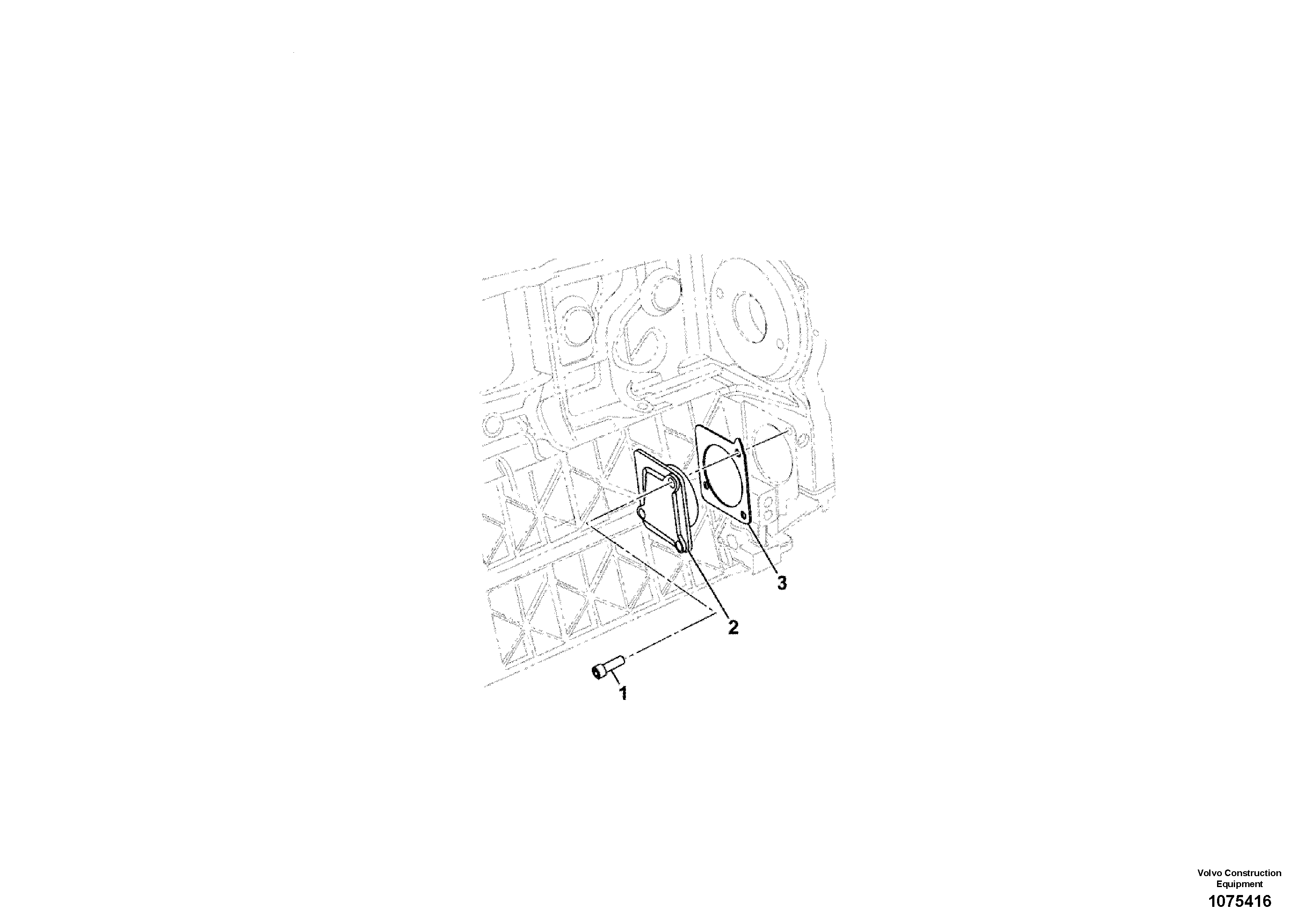For upper engine part VOE16064532 VOLVO