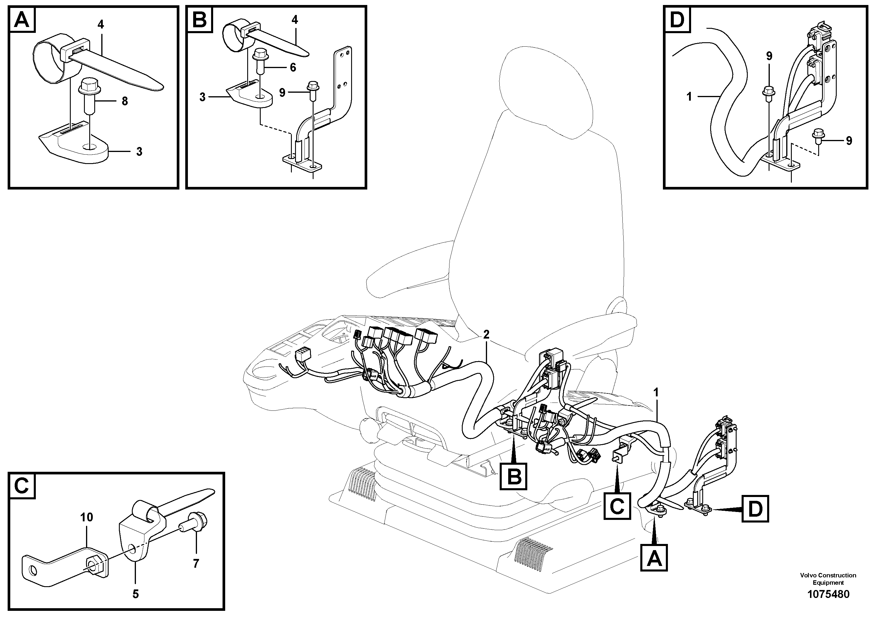 Support Leg VOE14700179 VOLVO