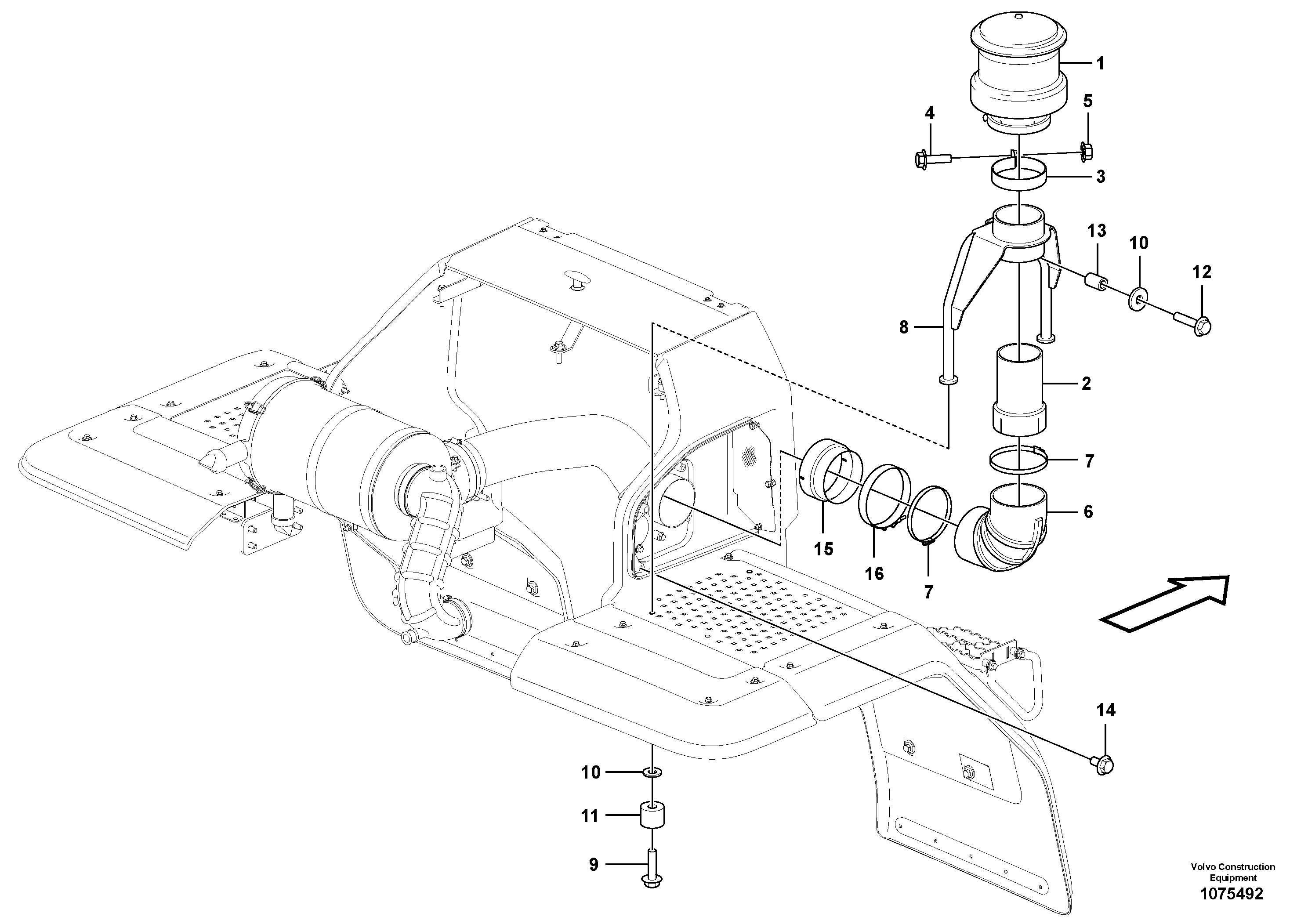 Fuel miser valve VOE16840875 VOLVO