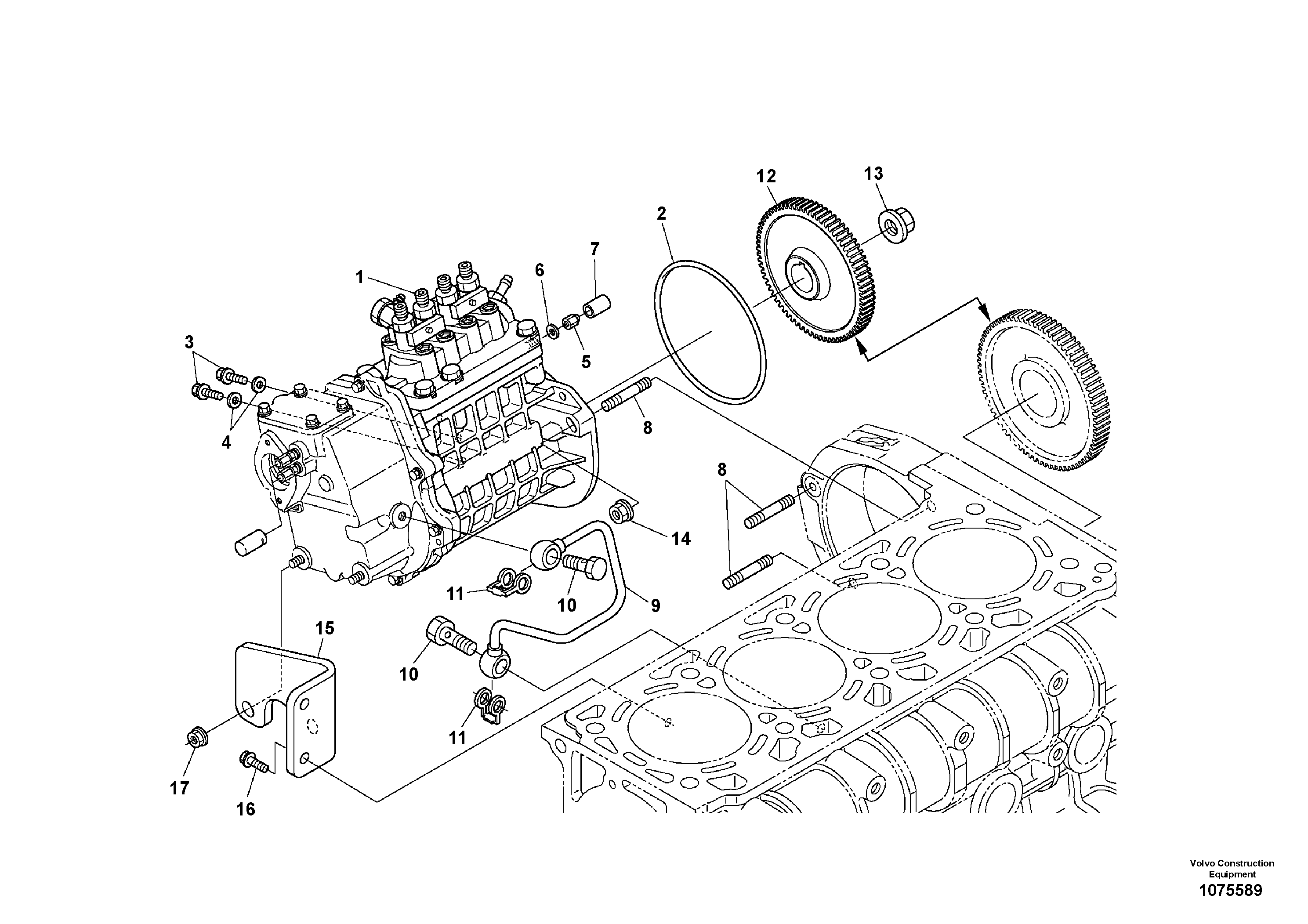 Скользящий зуб VOE16689768 VOLVO