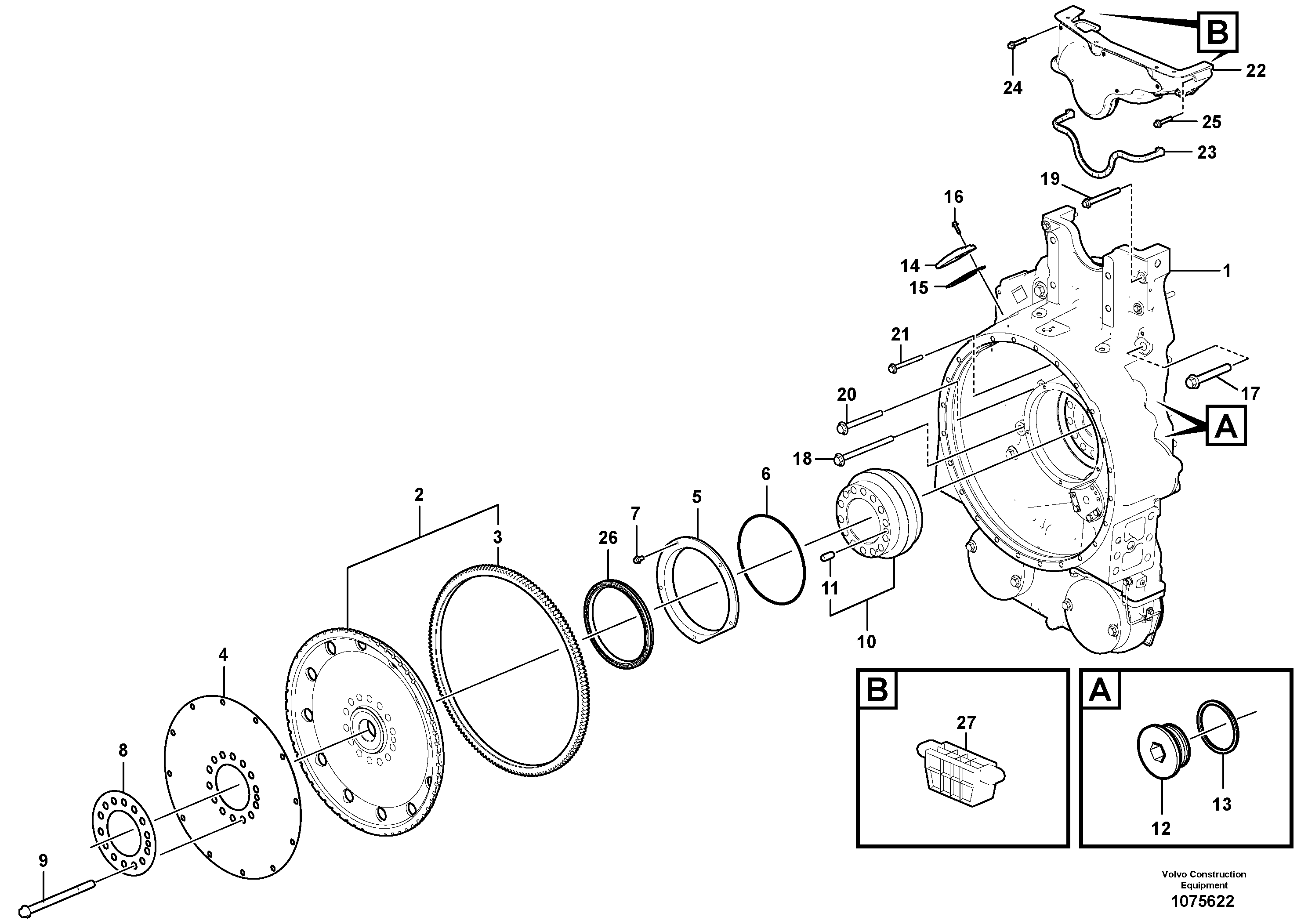 Condenser installat. VOE22997662 VOLVO