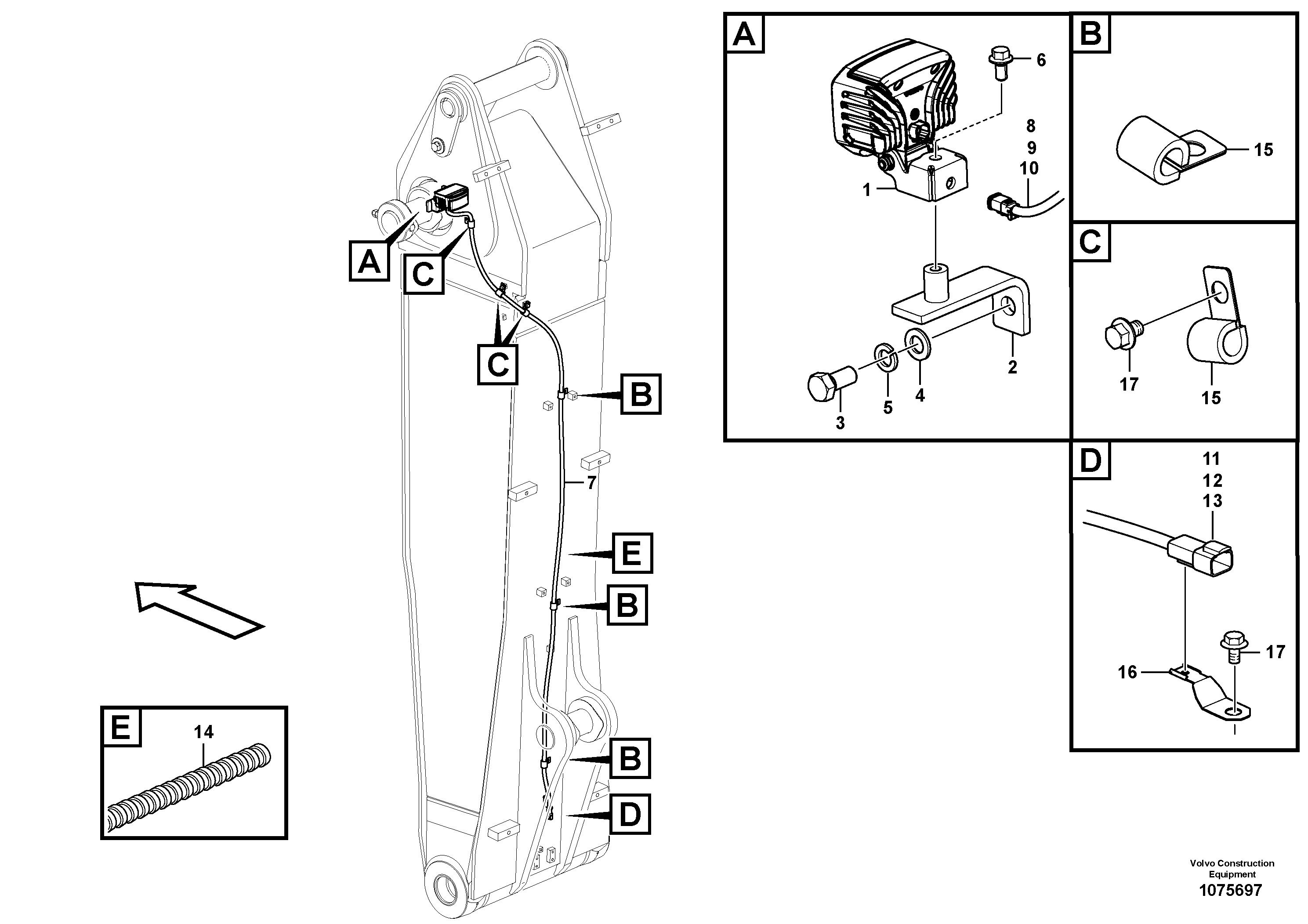Support Leg VOE14663774 VOLVO