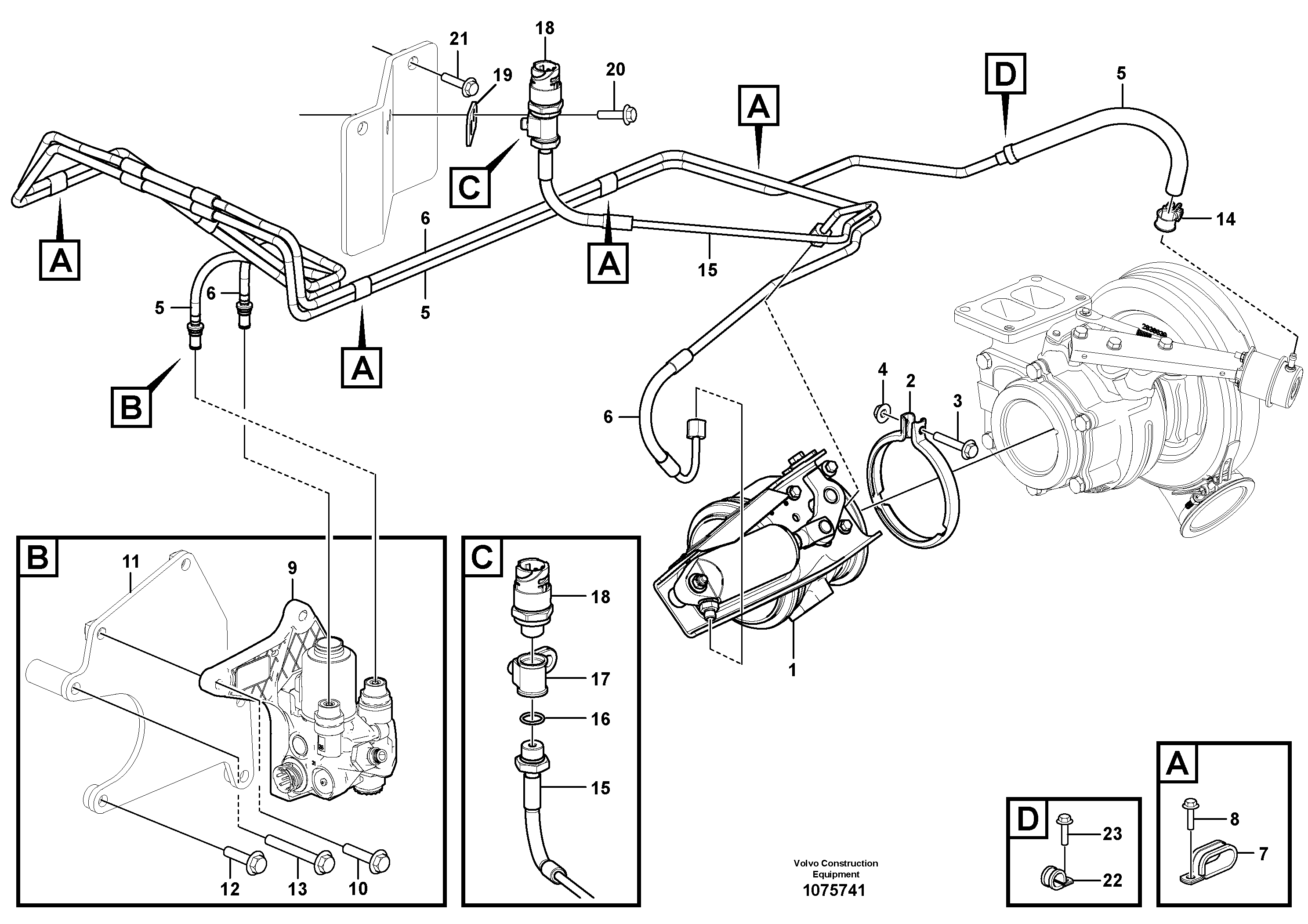 Pipe Set VOE17430213 VOLVO