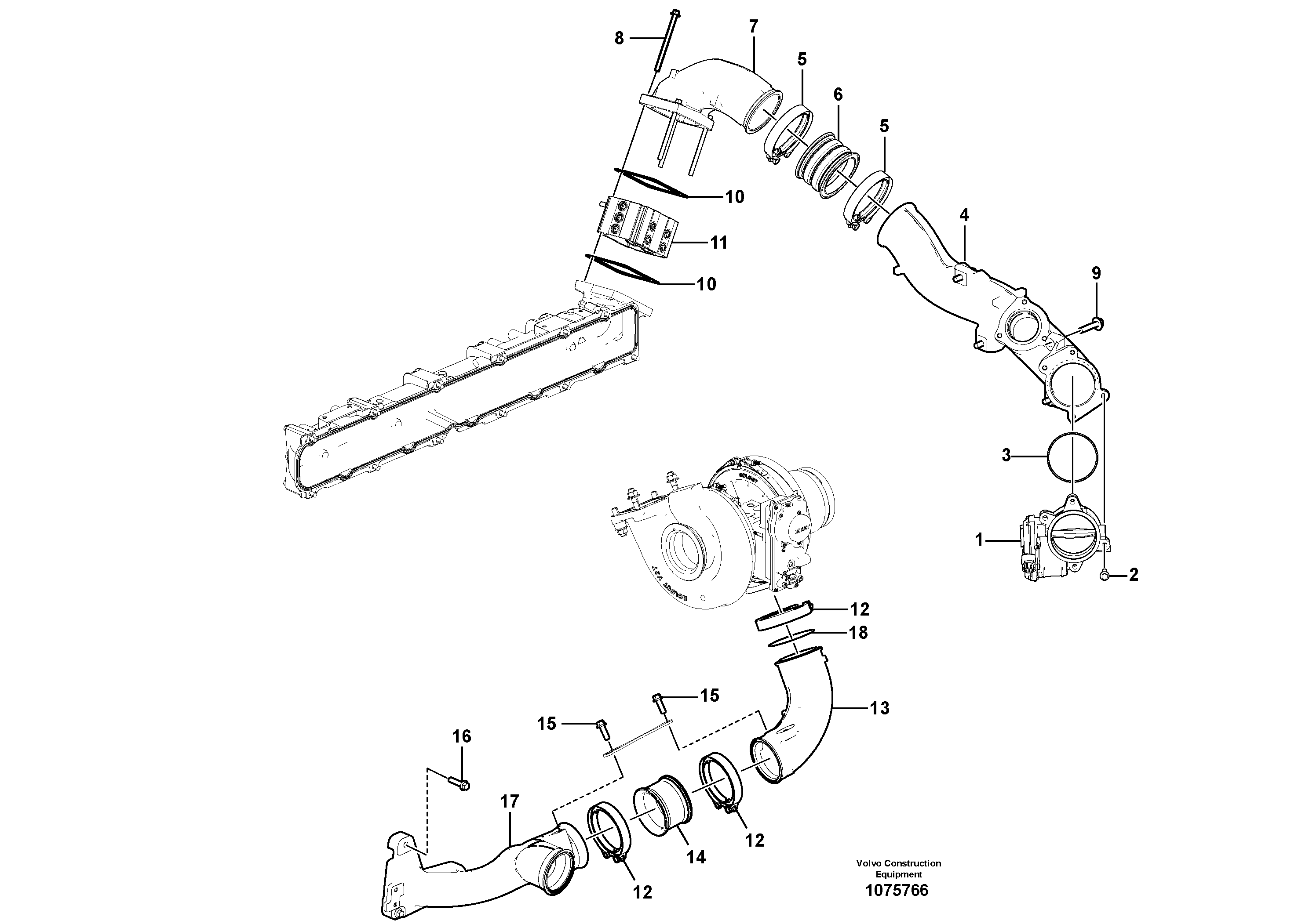 Square Bar VOE21708640 VOLVO