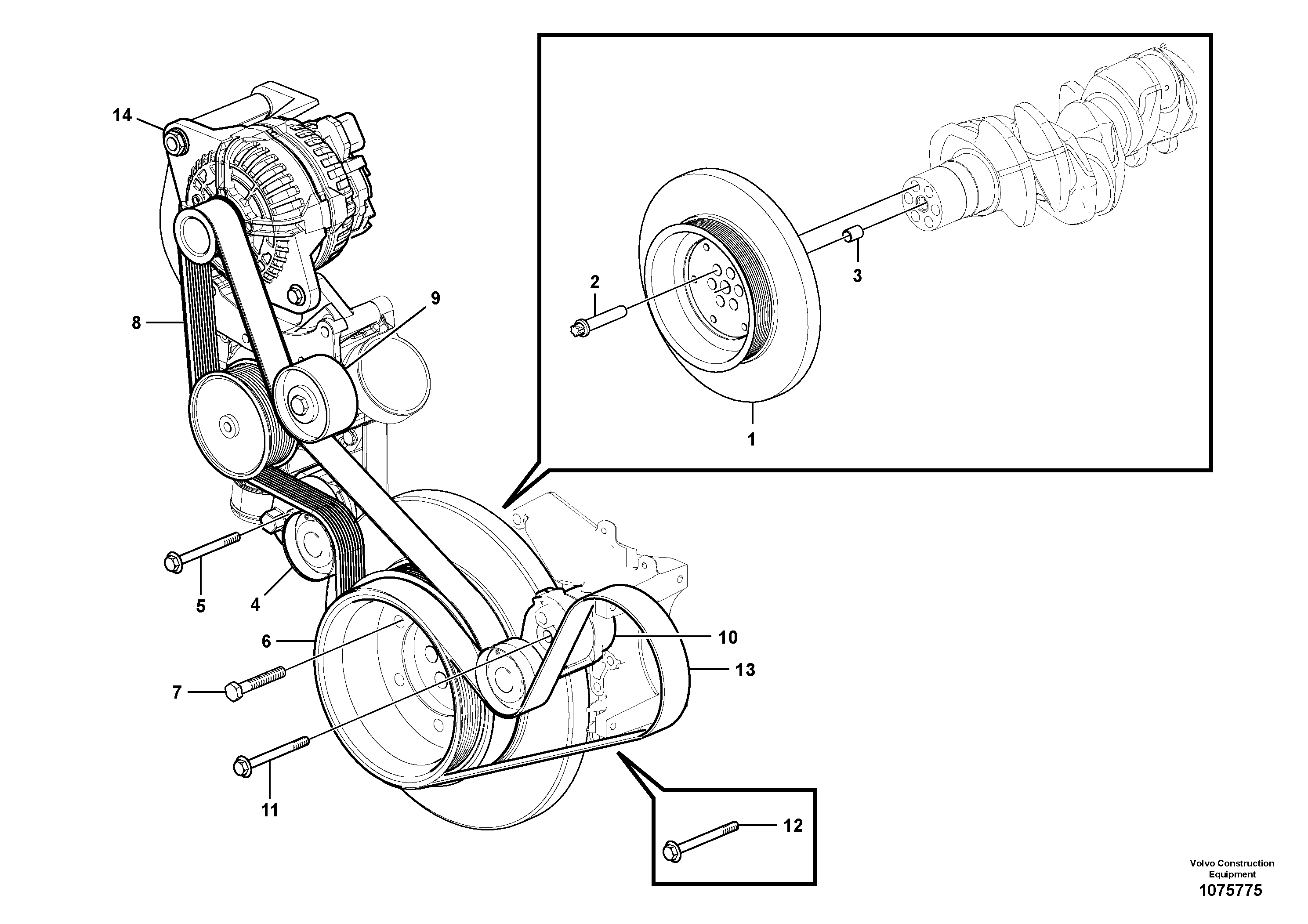 Vibration damper VOE20795858 VOLVO