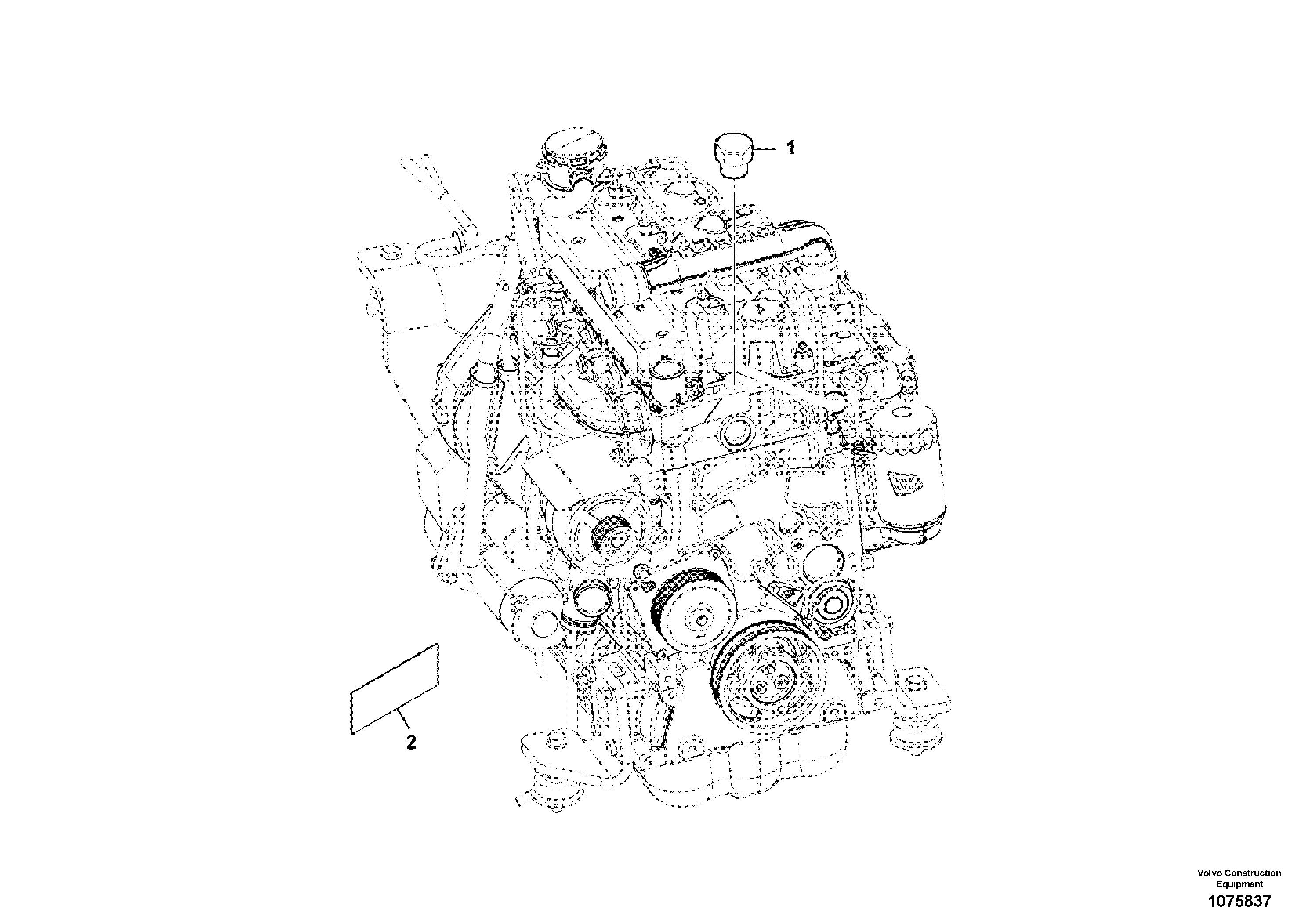 Fuel miser valve VOE17209842 VOLVO