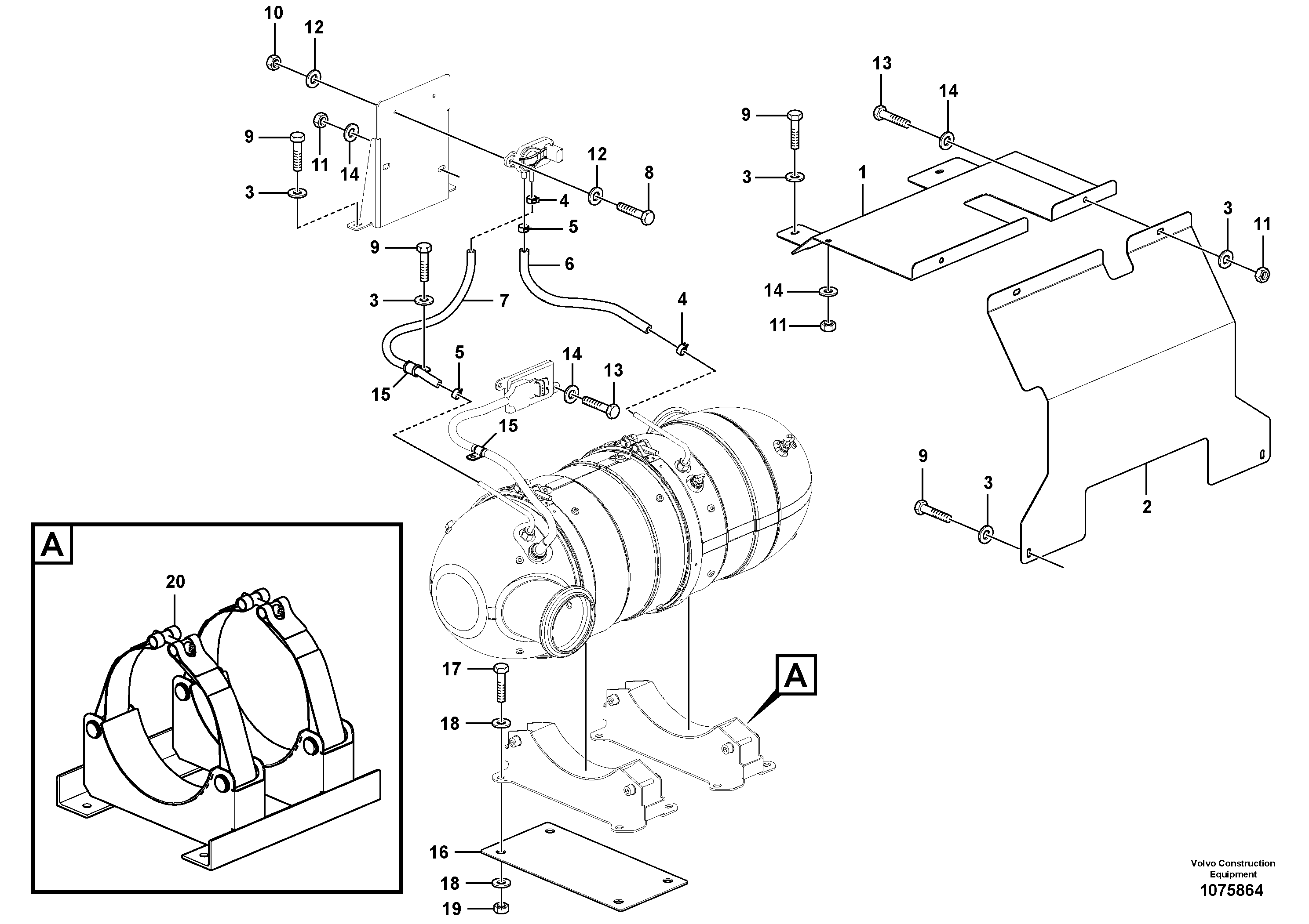 Seat frame VOE22004901 VOLVO
