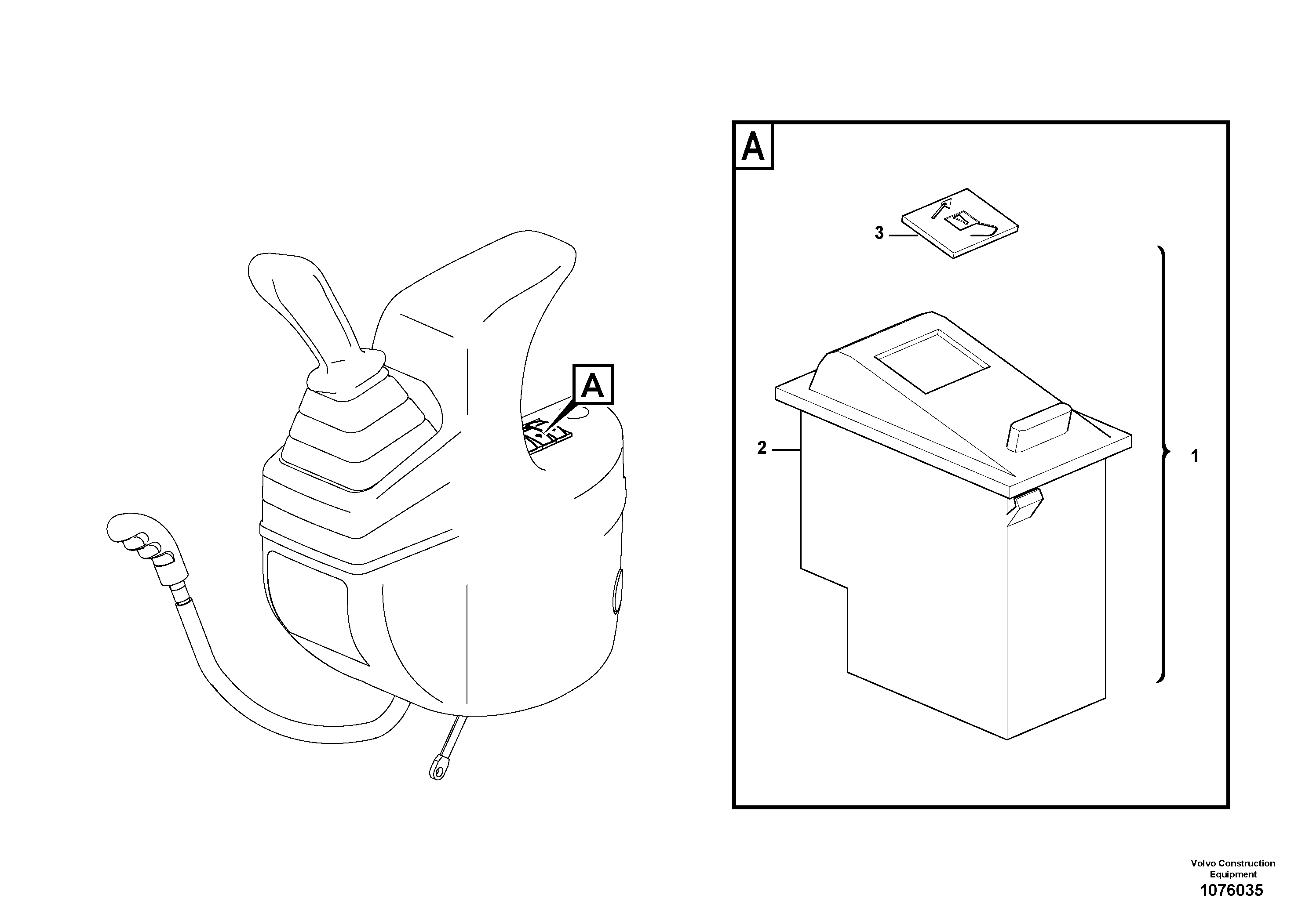 Rocker Switch VOE11803240 VOLVO