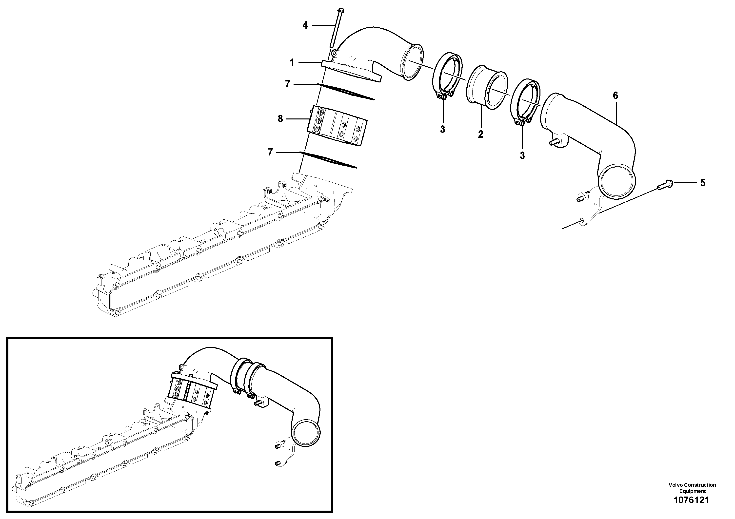 Square Bar VOE17246292 VOLVO