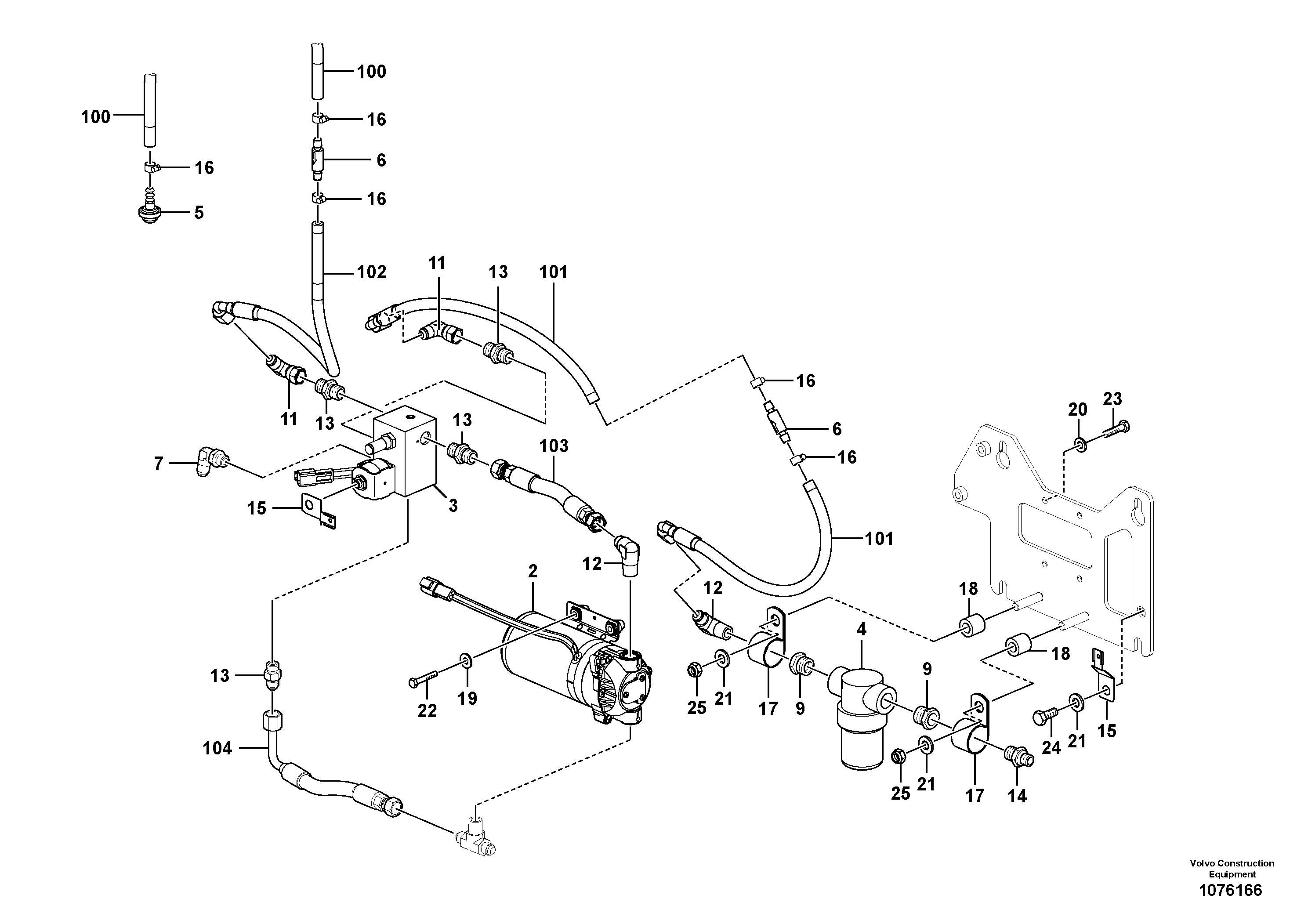 Timing gear casing VOE12760571 VOLVO