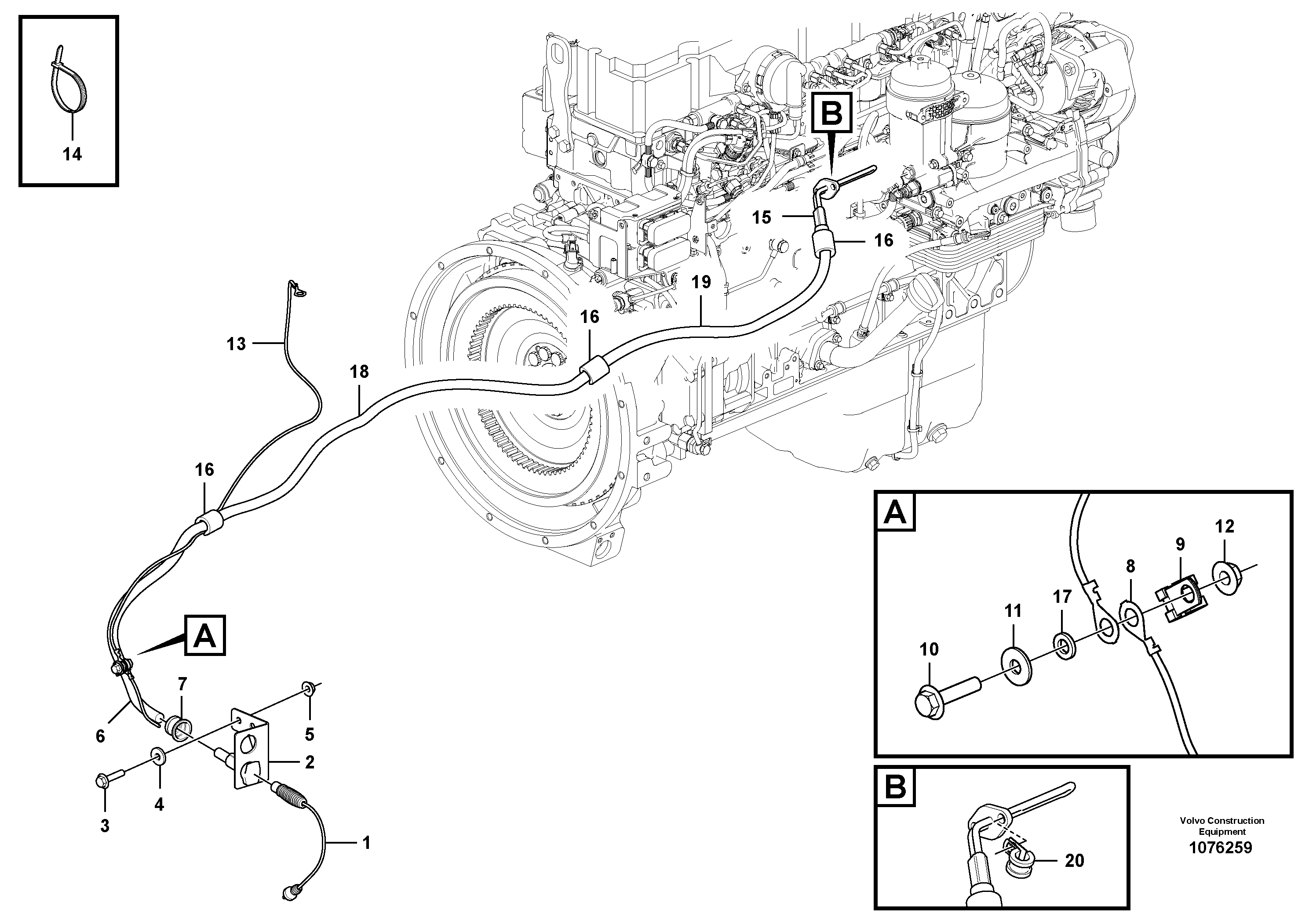 Heater VOE16864210 VOLVO